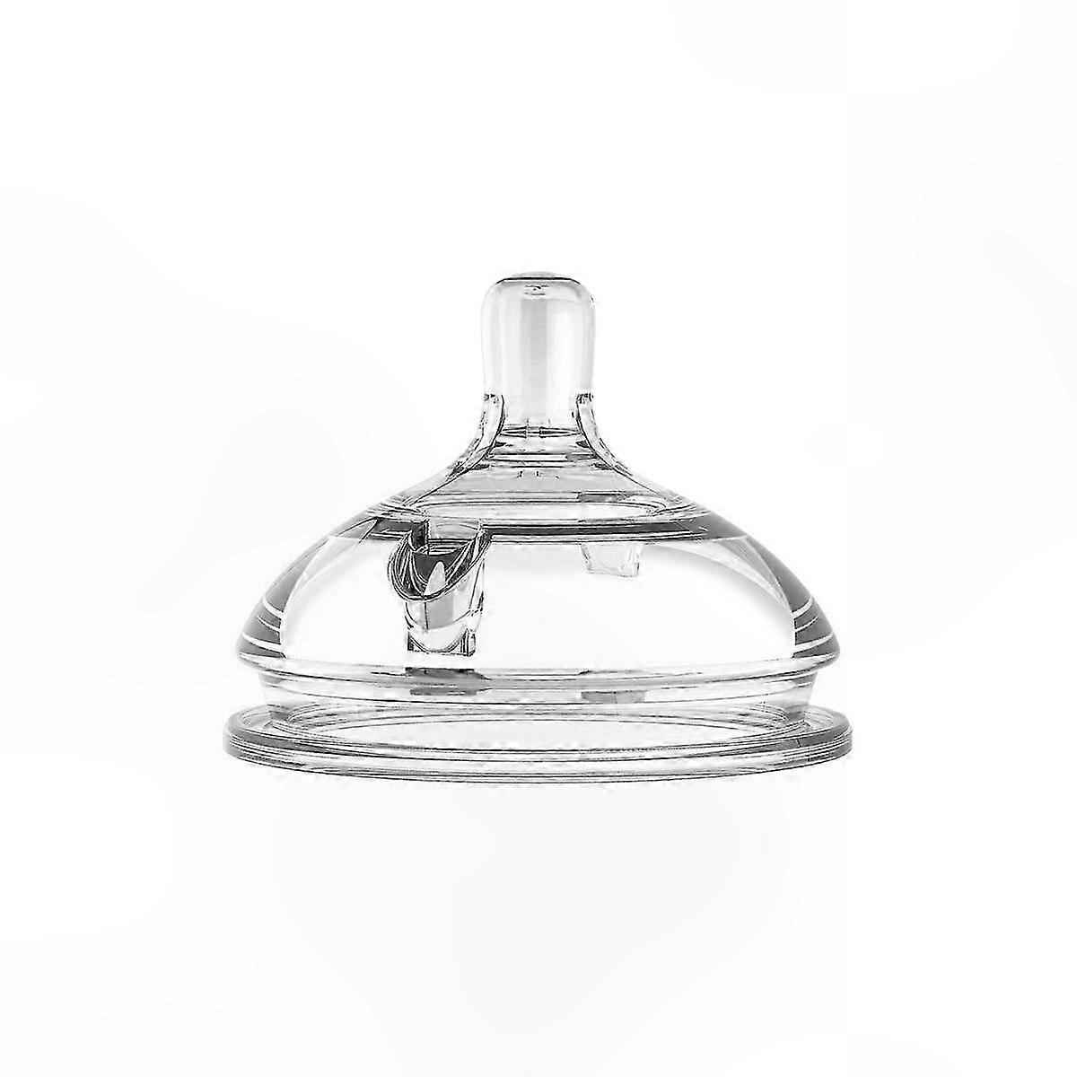 Soft Silicone Baby Bottle Nipples, Fast Flow Design with 3 Holes - Pack of 2
