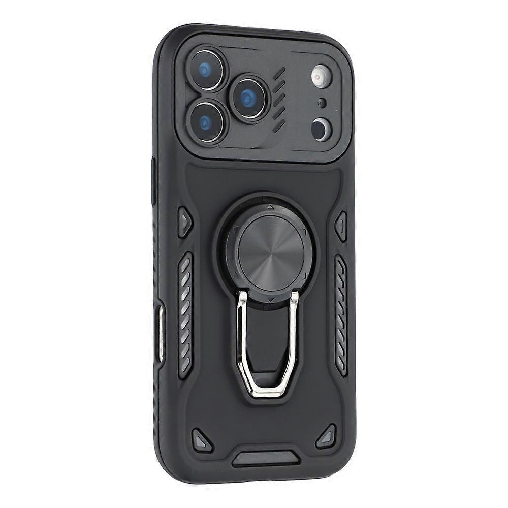 Compatible For iPhone 17 Pro Max Case with Kickstand Shockproof TPU + PC Phone Back Cover