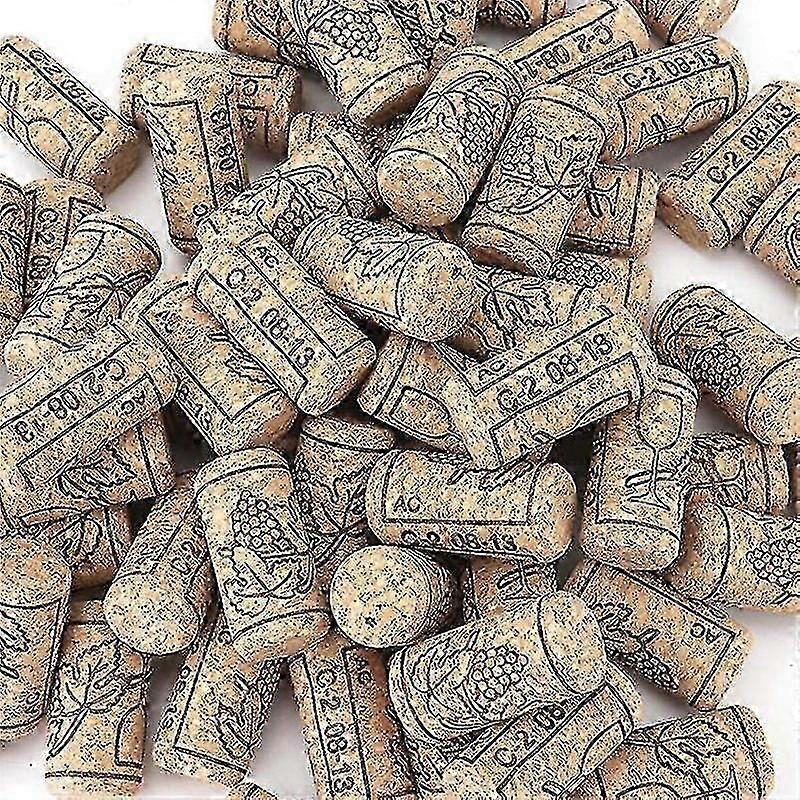 100 Pcs Wine Corks Stopper Natural Reusable Functional Portable Win...