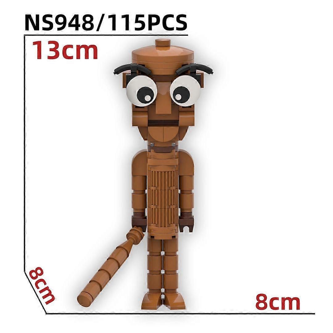 AI Shan Hai Jing Building Blocks Toy Figures - Creative DIY Educational Toys, Chinese Mythological Characters, Enhances Hands-on Skills & Imagination
