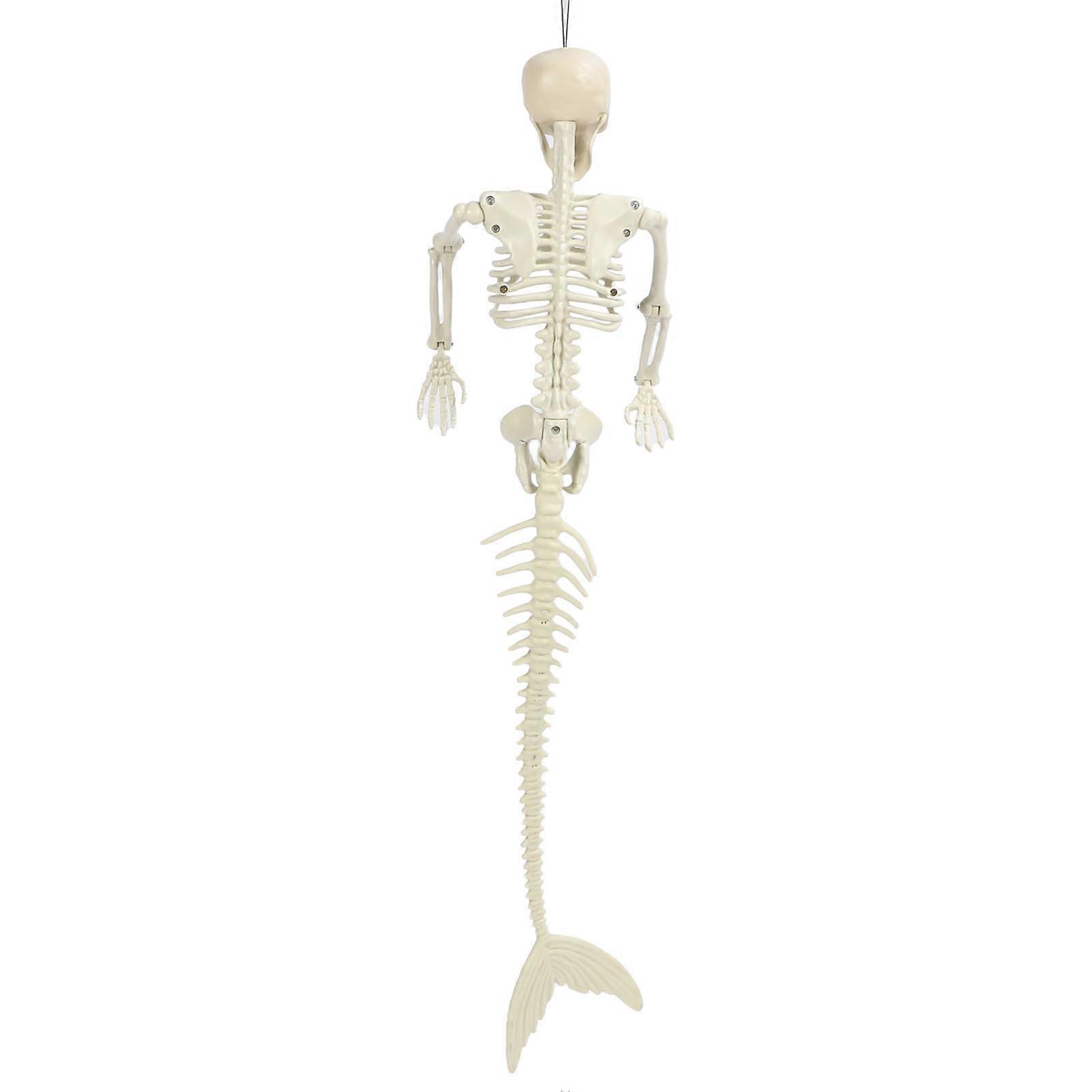 Realistic Halloween Skeleton Decoration 380g Plastic Silicone