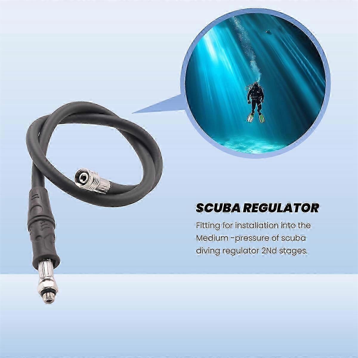 Scuba Diving BCD Medium Pressure Hose Scuba Diving Regulator