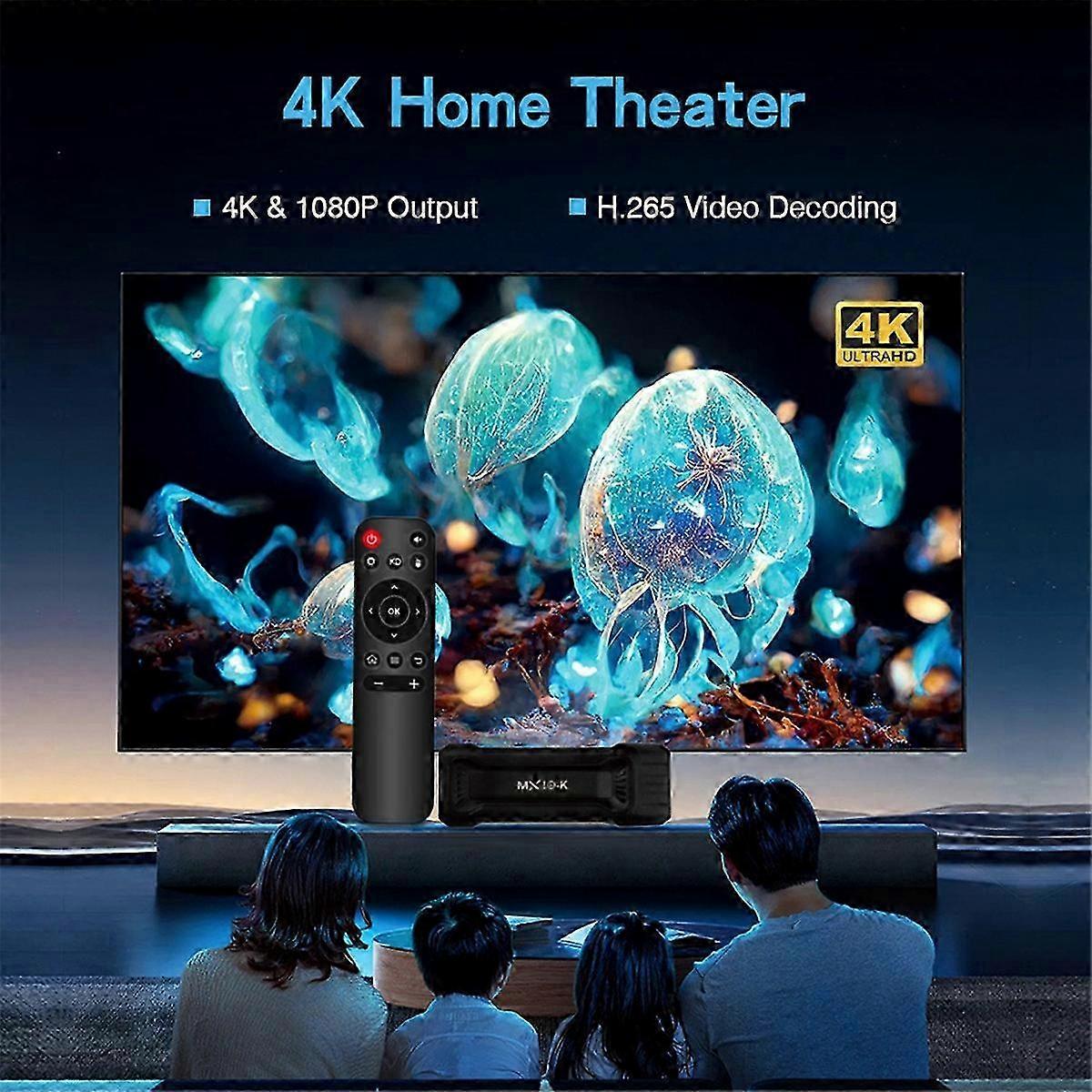 Android14 2.4+5G Dual WIFI Support 4K HDR Video Mini TV Box