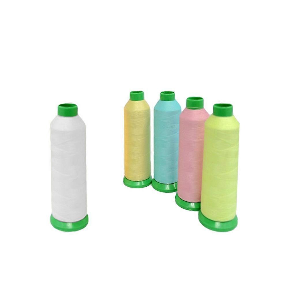 5pcs 1000 Yards Glow in the Dark Embroidery Thread Luminous Polyester Sewing Thread Random Color