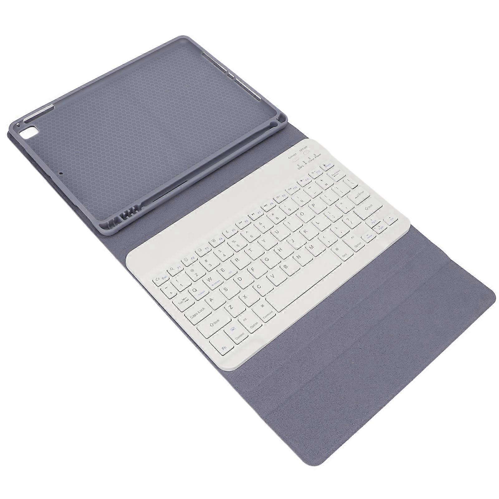 Purple 9.7in iOS Tablet Stand Case with Wireless Bluetooth Keyboard