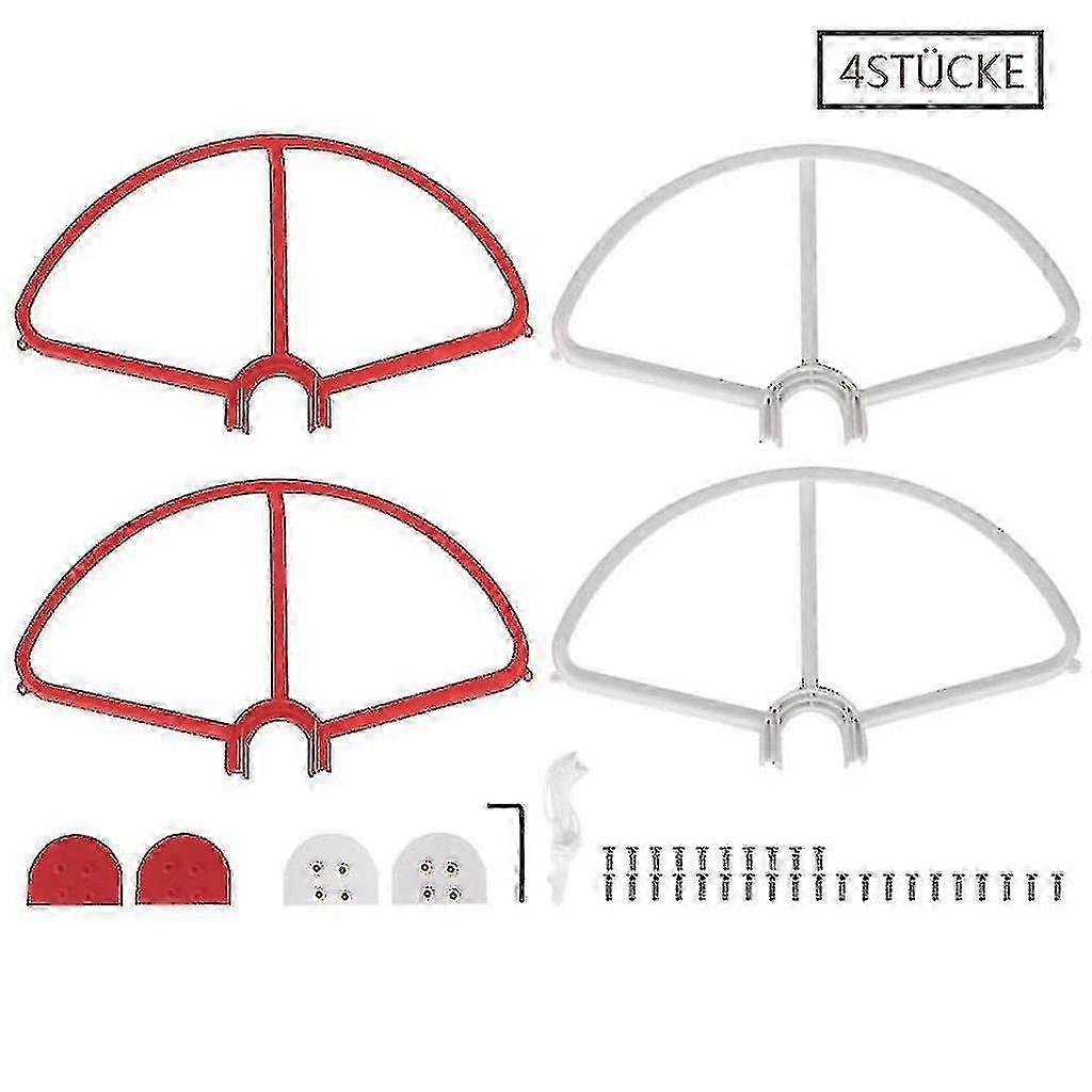 Piao 4pcs Propeller Guards For Dji Phantom 3 Standard Advanced And Professional Quick Release Disconnect Protector