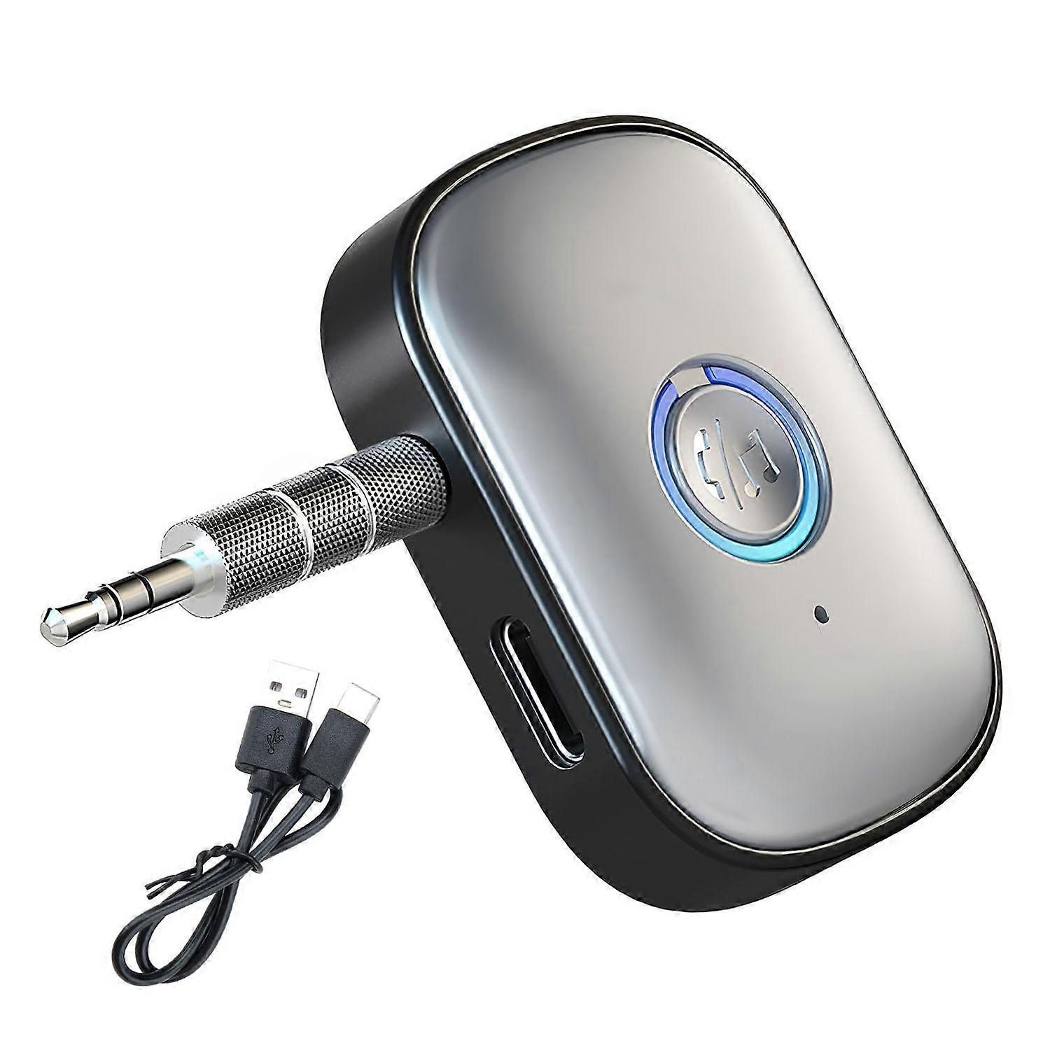Bluetooth 5.3 Transmitter Receiver 3.5mm AUX Wireless Audio Transmitter Adapter Bluetooth Transmitter for HiFi, Home Stereo, Airplane, Gym, Speakers,