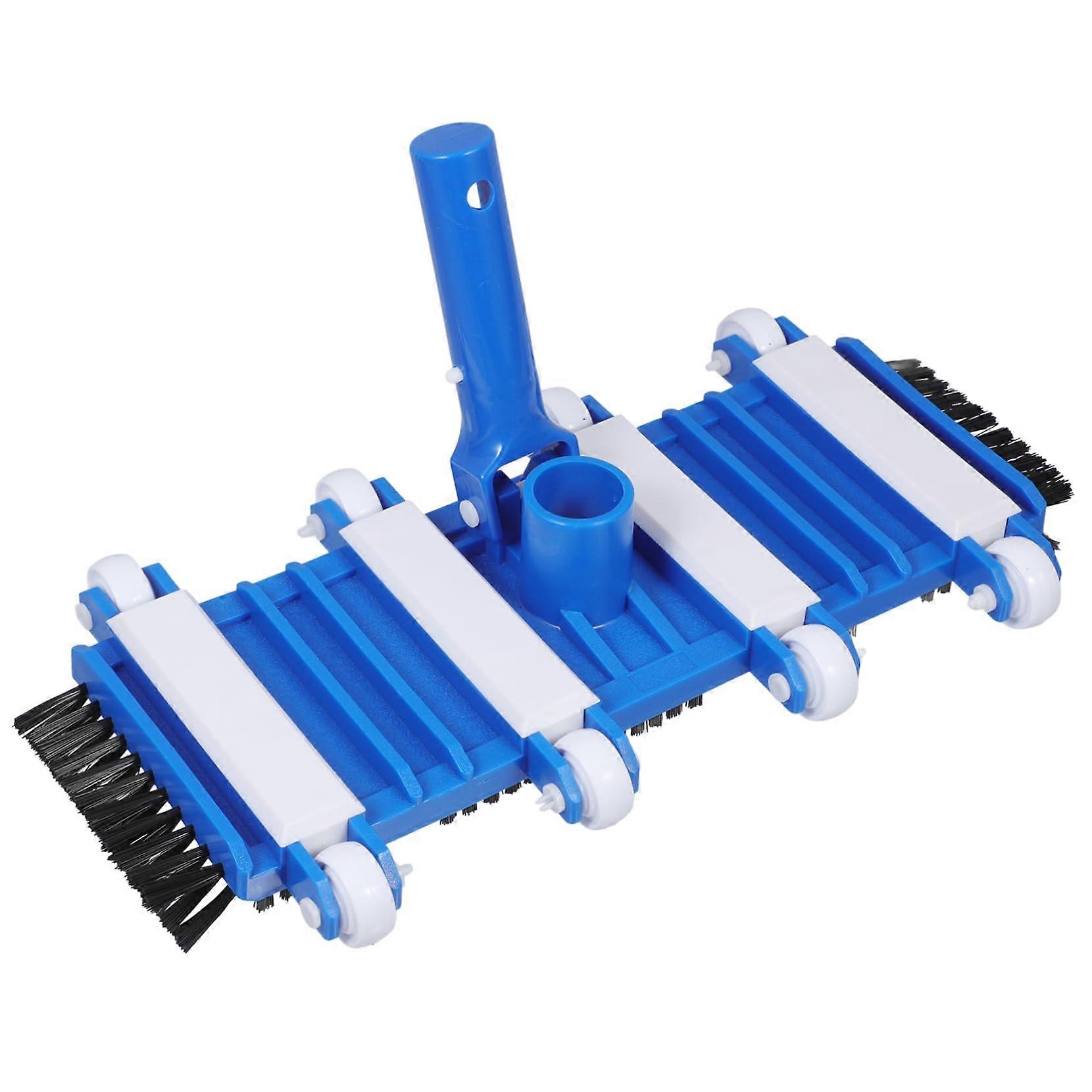 Pool Vacuum Head Brush 14Inch Reinforced For Residential And Public Pools Compatible With Standard Pool Poles