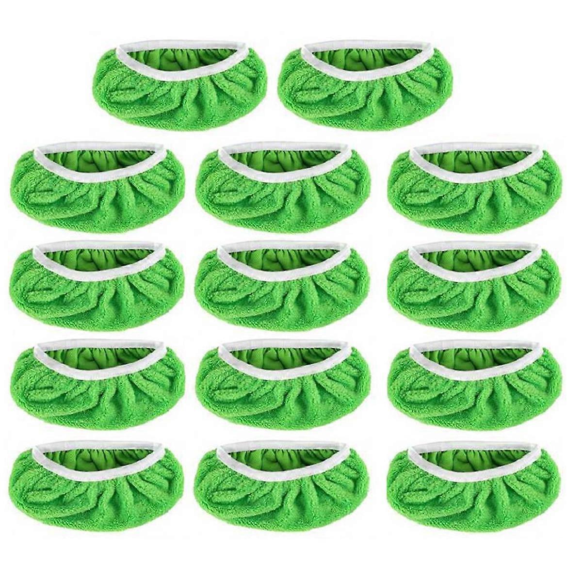 14PCS Mop Pads Refill for Sweeper Mop-Dry Sweeping Cloths&Wet Mopping Cloths Washable for Household Cleaning Set