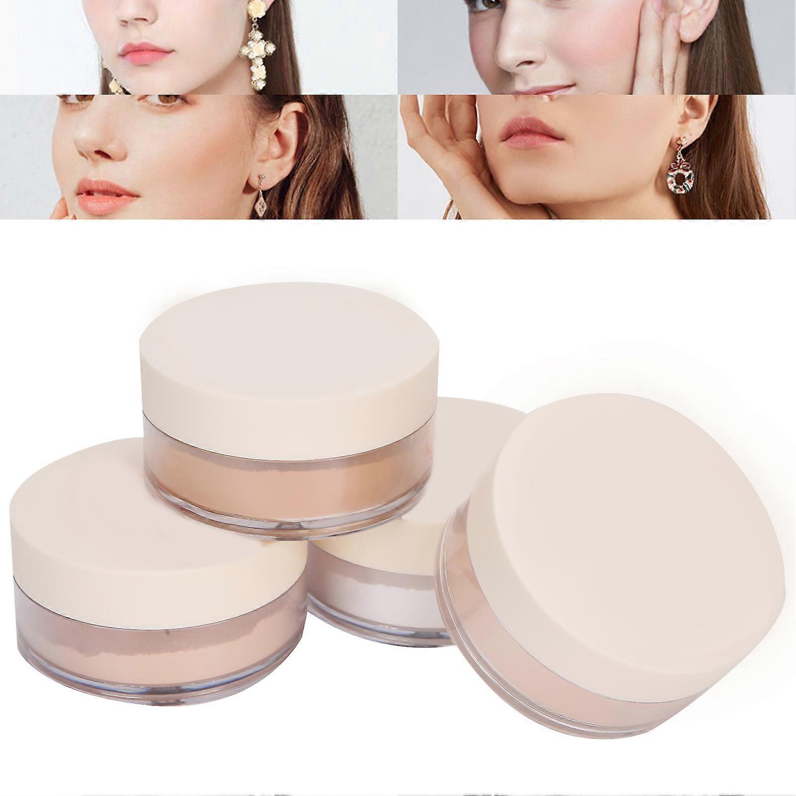4pcs Oil Control Loose Powder Set 15g x4 Moisturizing Makeup