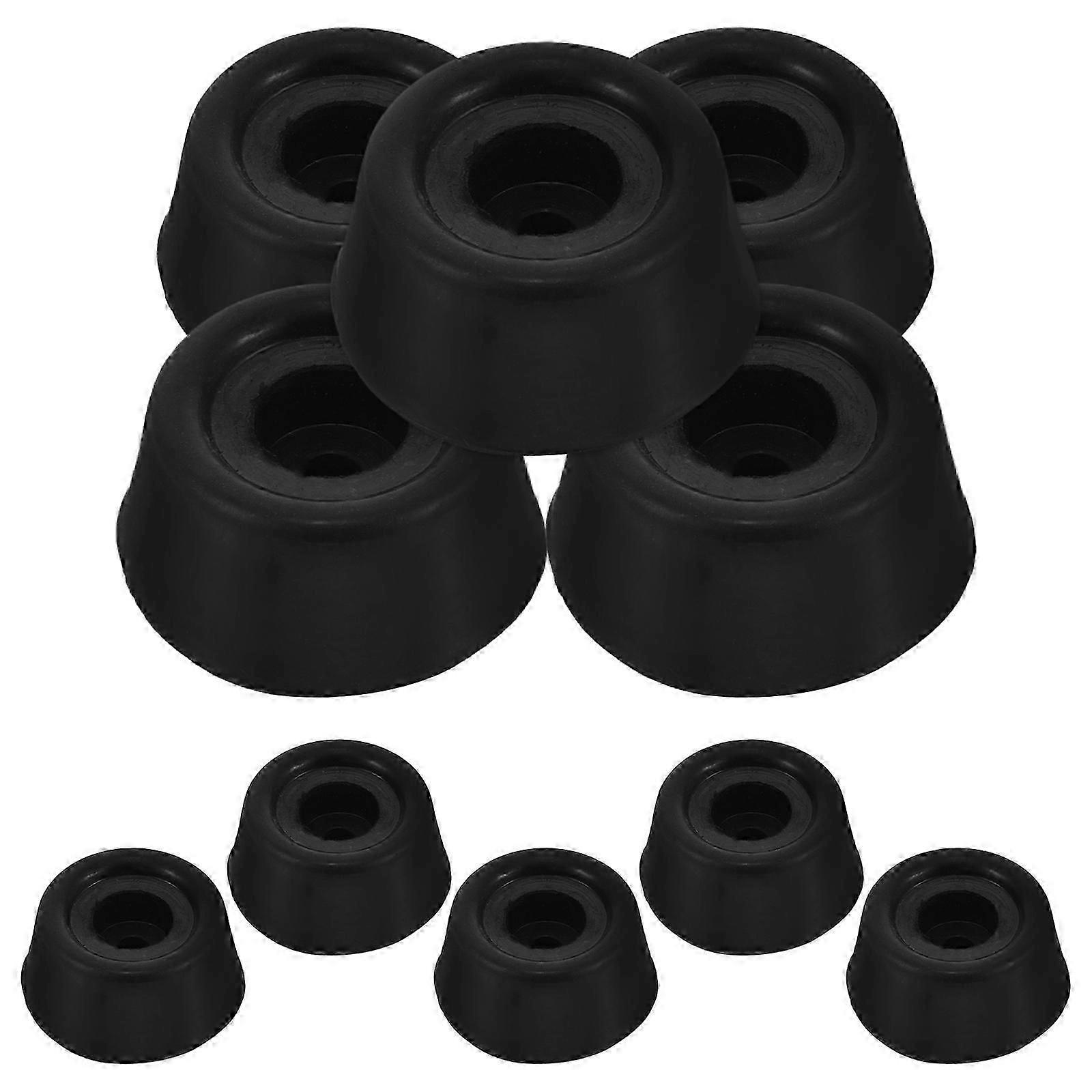 Billiard Cue Bumper Pool Cue Rubber Protector Billiards Enthusiasts Storage Flat Bottom 10Pcs