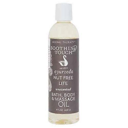 Soothing Touch Massage Oil Nut Free Lite ,Nut Free Lite ,8 Oz (Pack of 1)