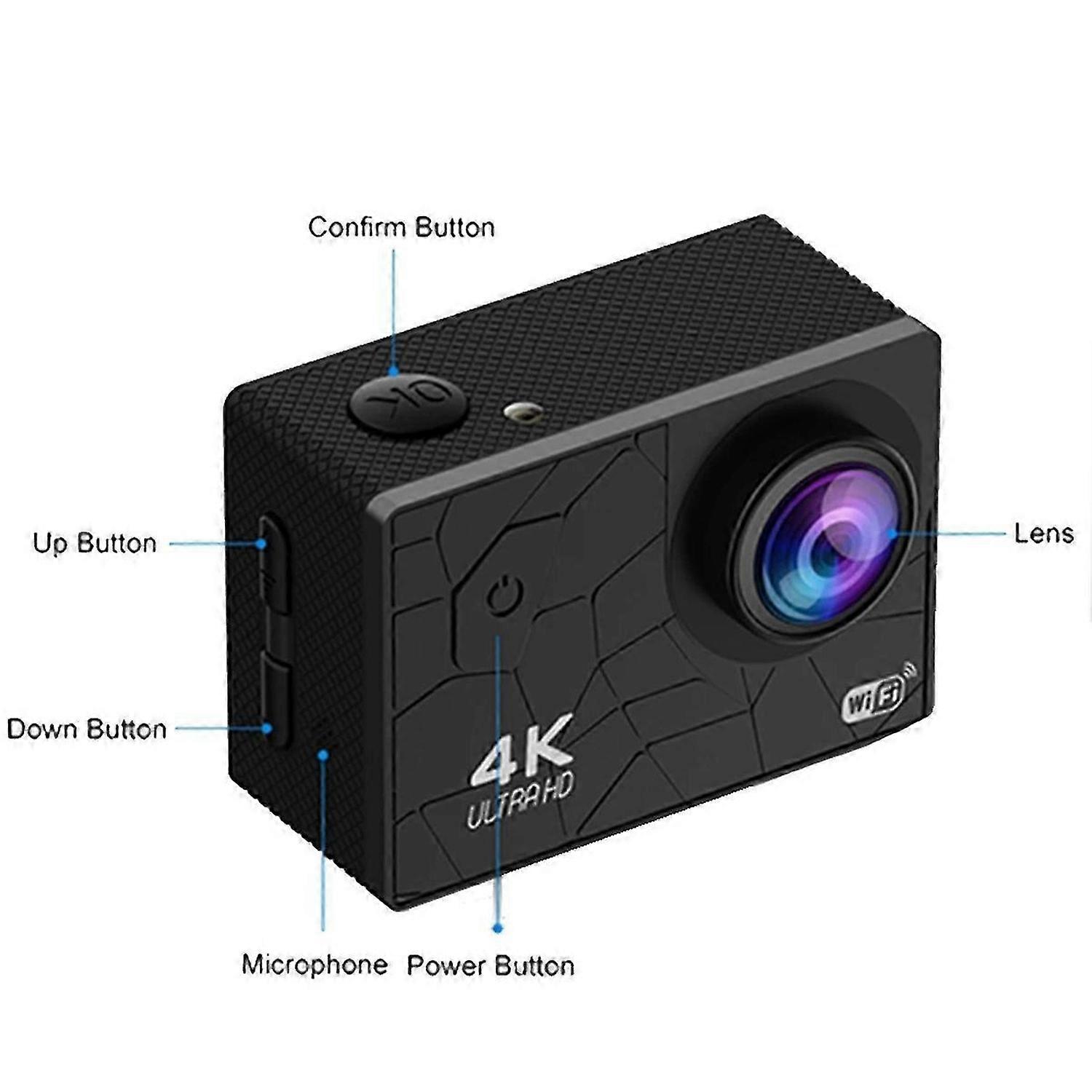 מצלמת ספורט לצלילה חיצונית עם צמצם גדול F2.0 מחזורית