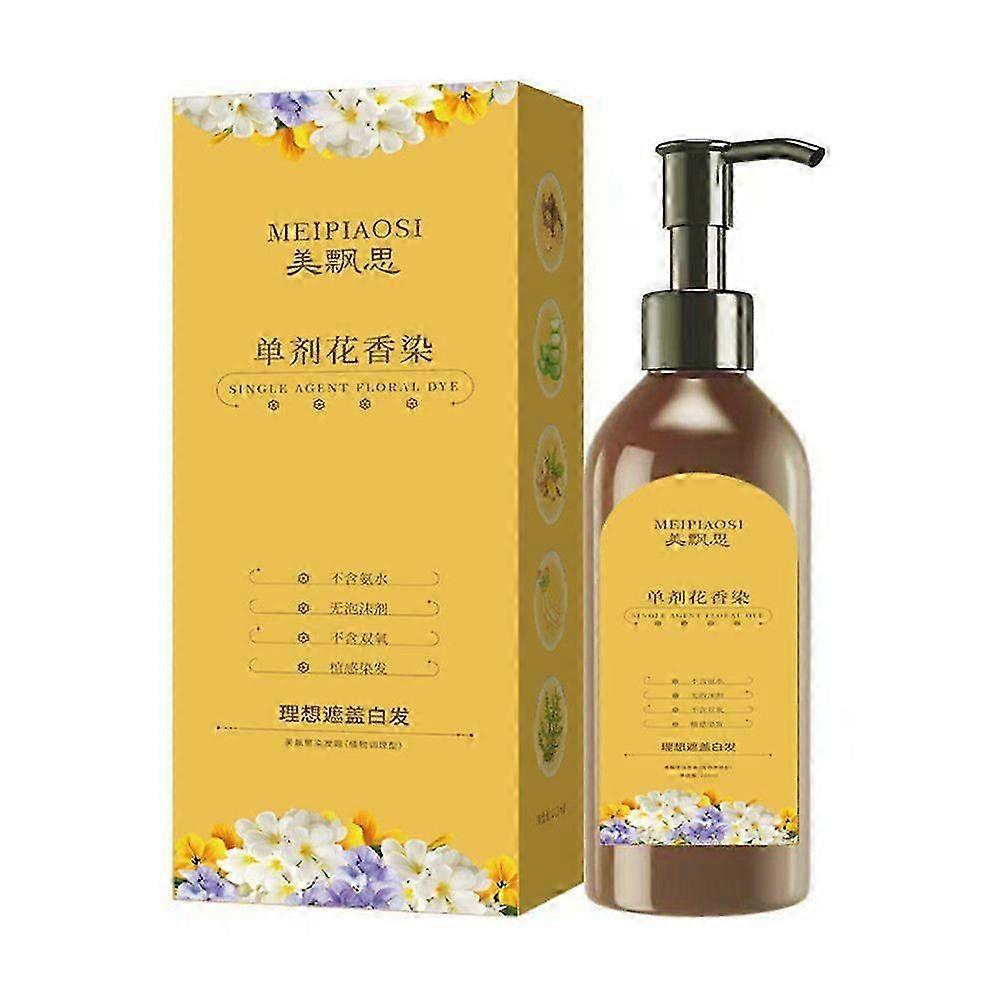 Mepance Dose unique Floral Teinture Capillaire Formule Végétale Pas de Peroxyde d’Hydrogène, Pas D’irritation Autrement Peau Cheveux Cheveux Gris