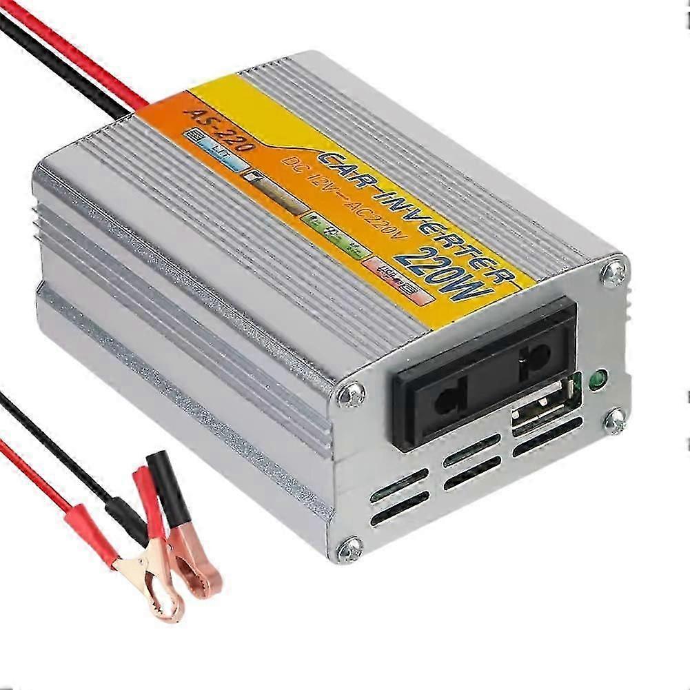 Car Inverter Pure Sine Wave Inverter Power Converter Truck Home Rv Car