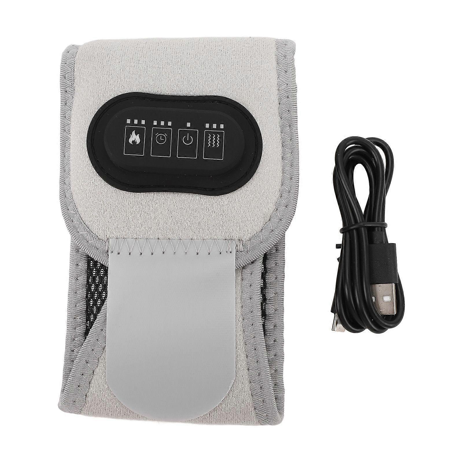 Cordless Heated Wrist Brace 3 Levels Settings Timer 3000mAh Battery Reduce Muscle Fatigue Hand Heating Pad