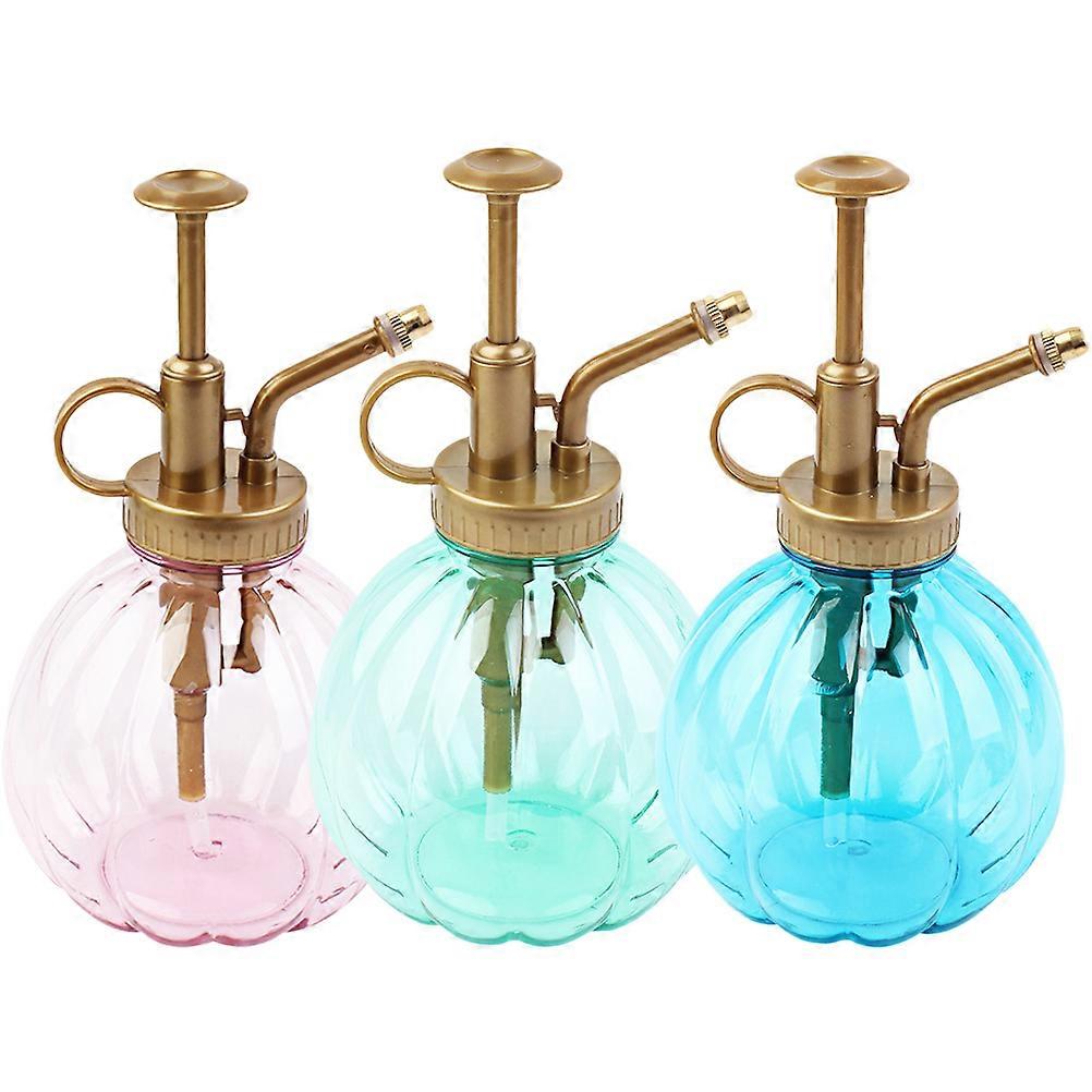 Blue Watering Can for Plants Made of Plastic 9Pcs Colorful Set