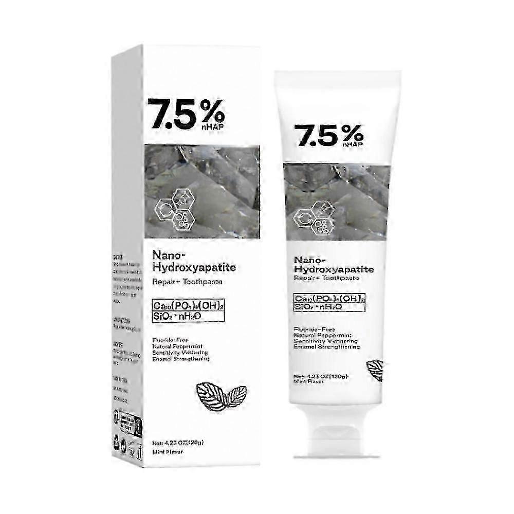 1-3x 7.5% Hap Nano-hydroxyapatite Toothpaste Remove Deep Clean For Teeth