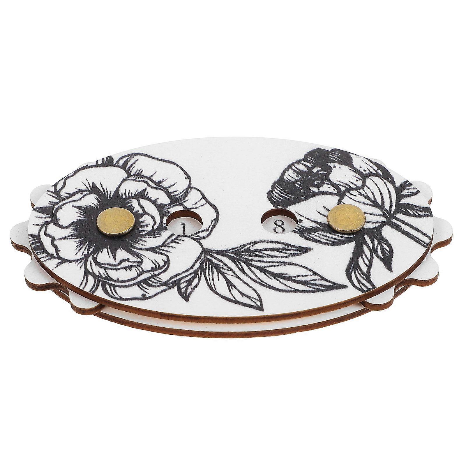 DIY Crochet Counter for Counting with Wooden and Metal Materials