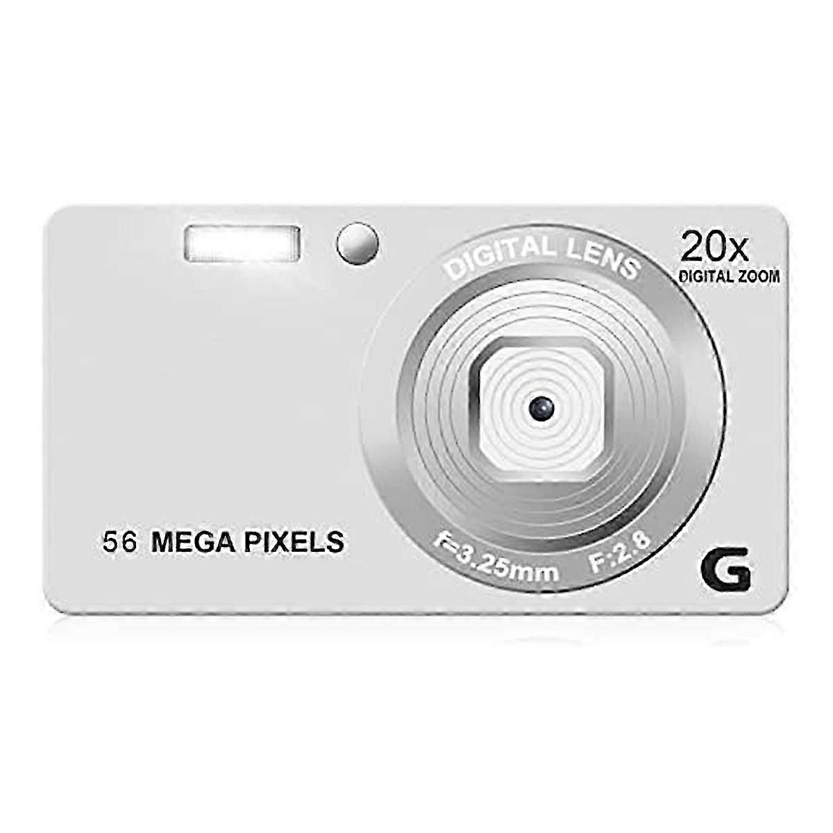 Câmera de vídeo digital, câmera LCD de 2,7 polegadas, 4K, 56 MP, antivibração, zoom de 20X, para fotografia e vídeo, B