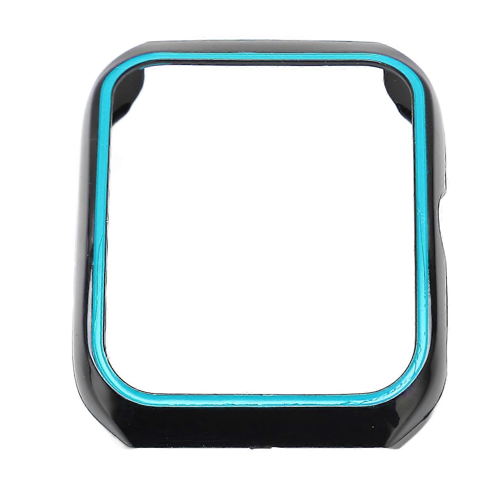 Scratch Resistant PC Protective Case for Watch 3 Pro Black Blue