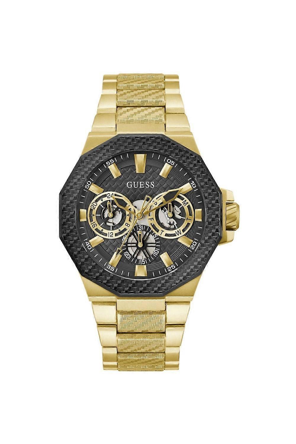 Men's Guess GW0636G2 Gents 45mm Multi Function Black Dial Watch