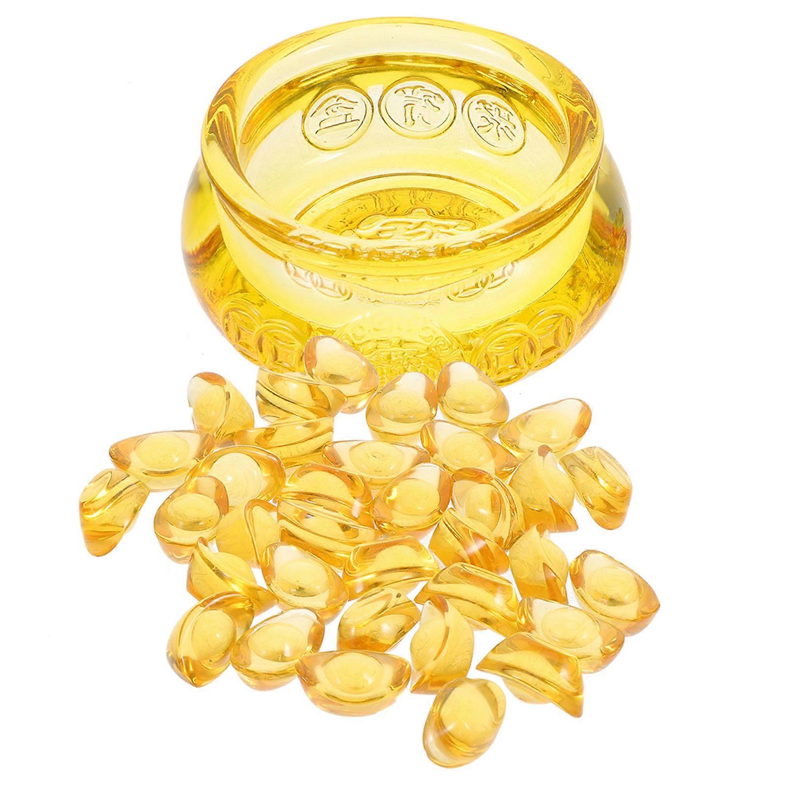 Desk Cornucopia Ornament Small Treasure Bowl for Decoration 5Sets