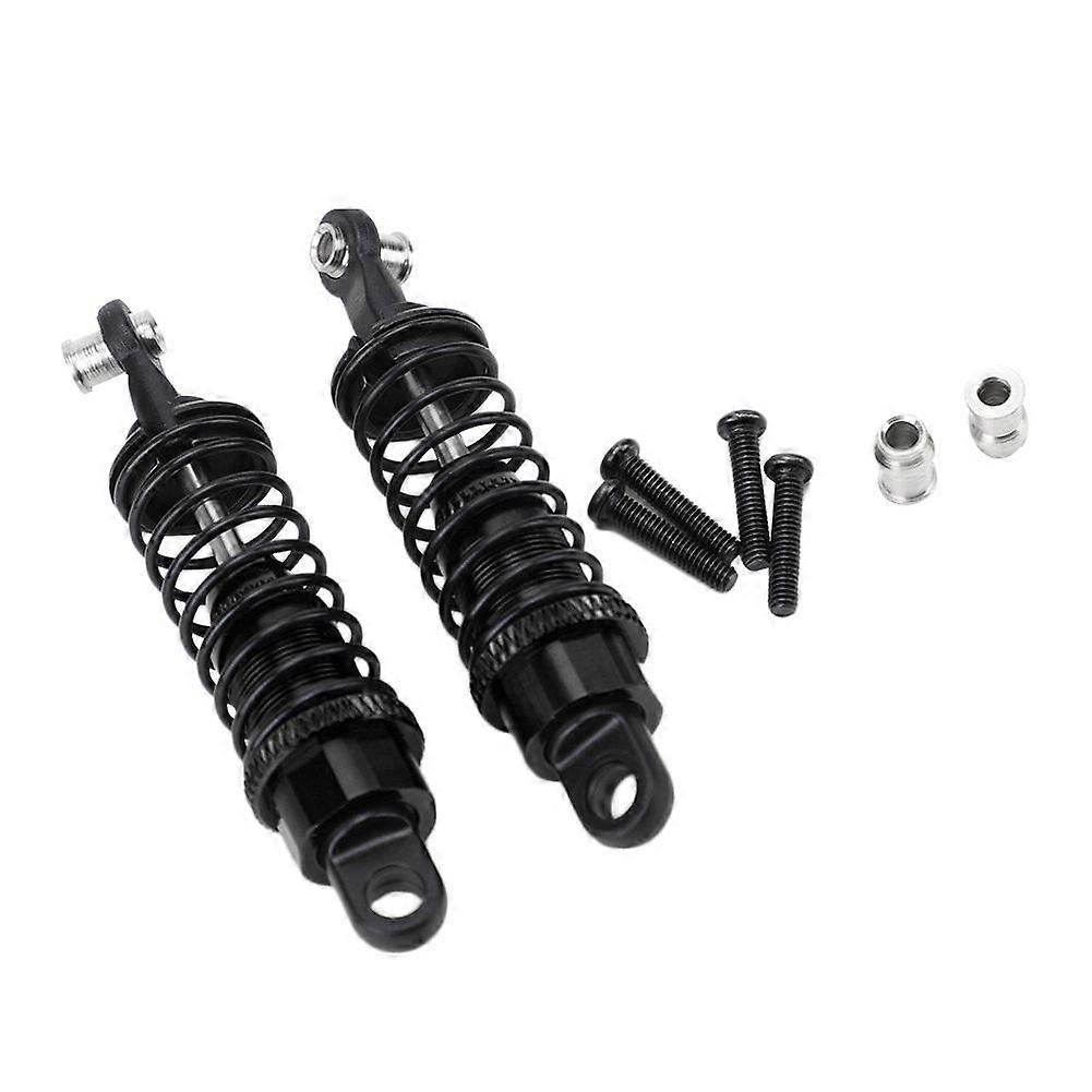 2Pcs Aluminum Alloy Shock Absorber Damper A580018 Fit for WLtoys A959 1/18 RC CarBlack
