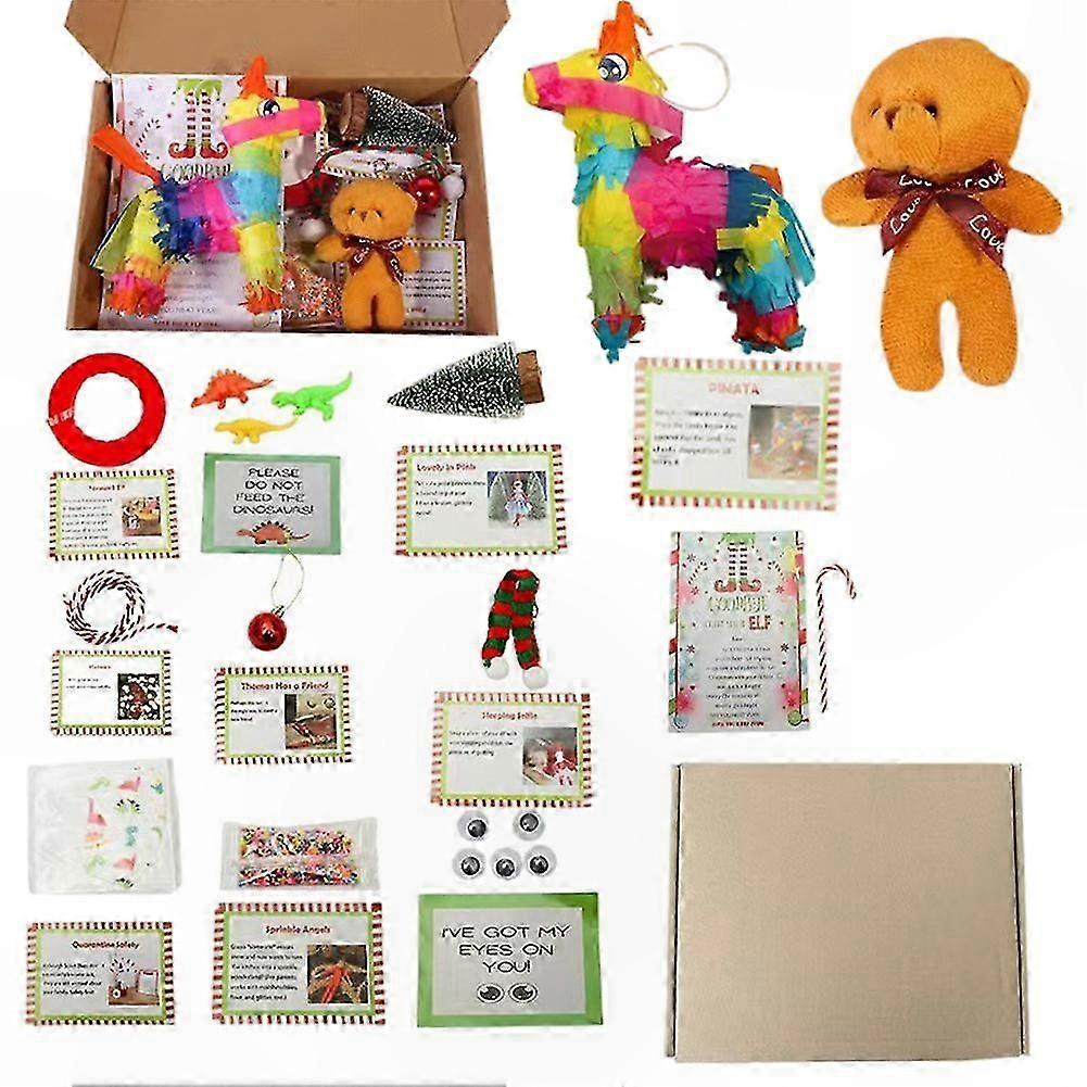 Christmas Countdown Kit 12/24 Days Gift Set Blind Box Toy Props Creative Magic Fun Random Present Idea for Kids New