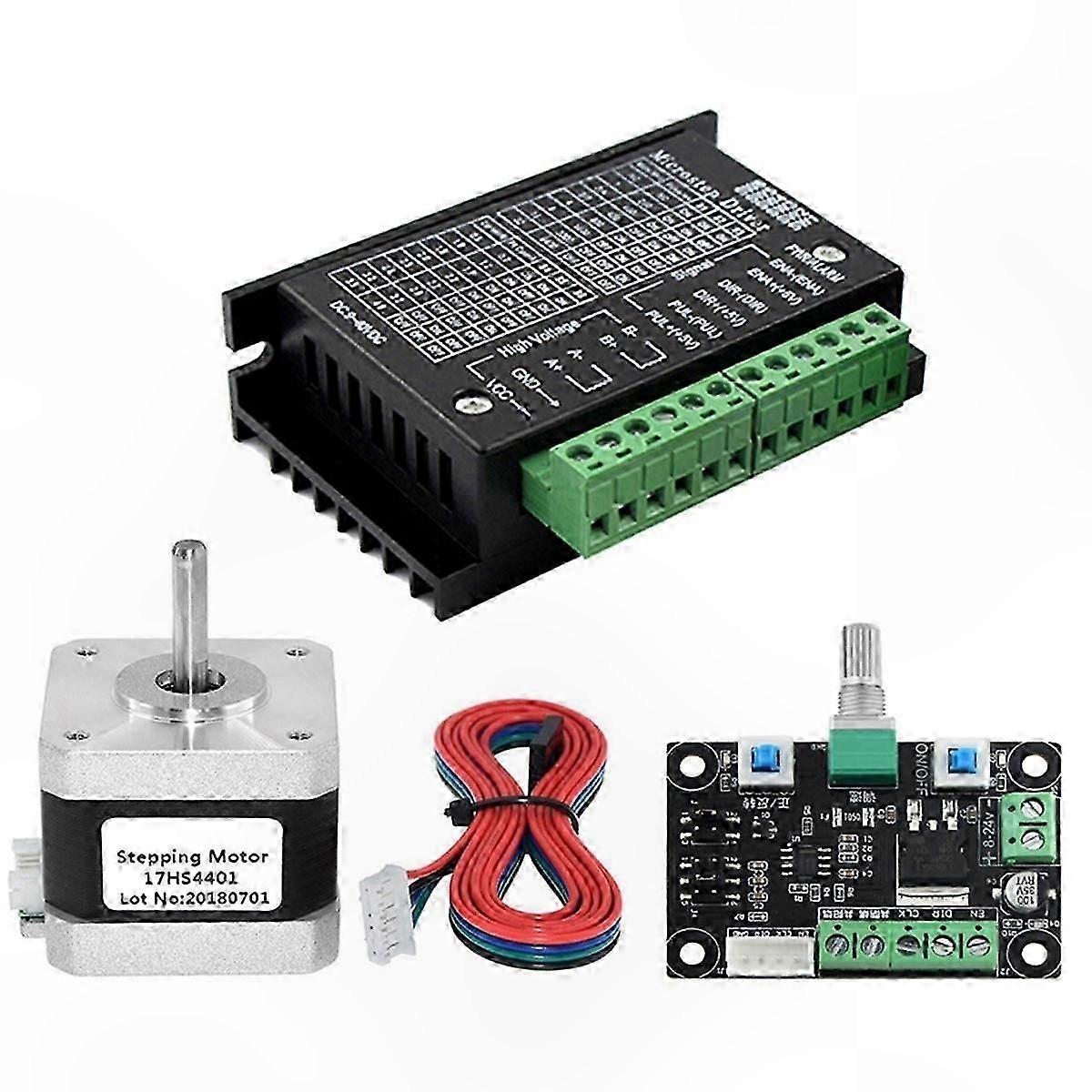 CNC Engraving Stepper Motor Driver Kit with Adjustable Speed for Forward and Reverse Motion