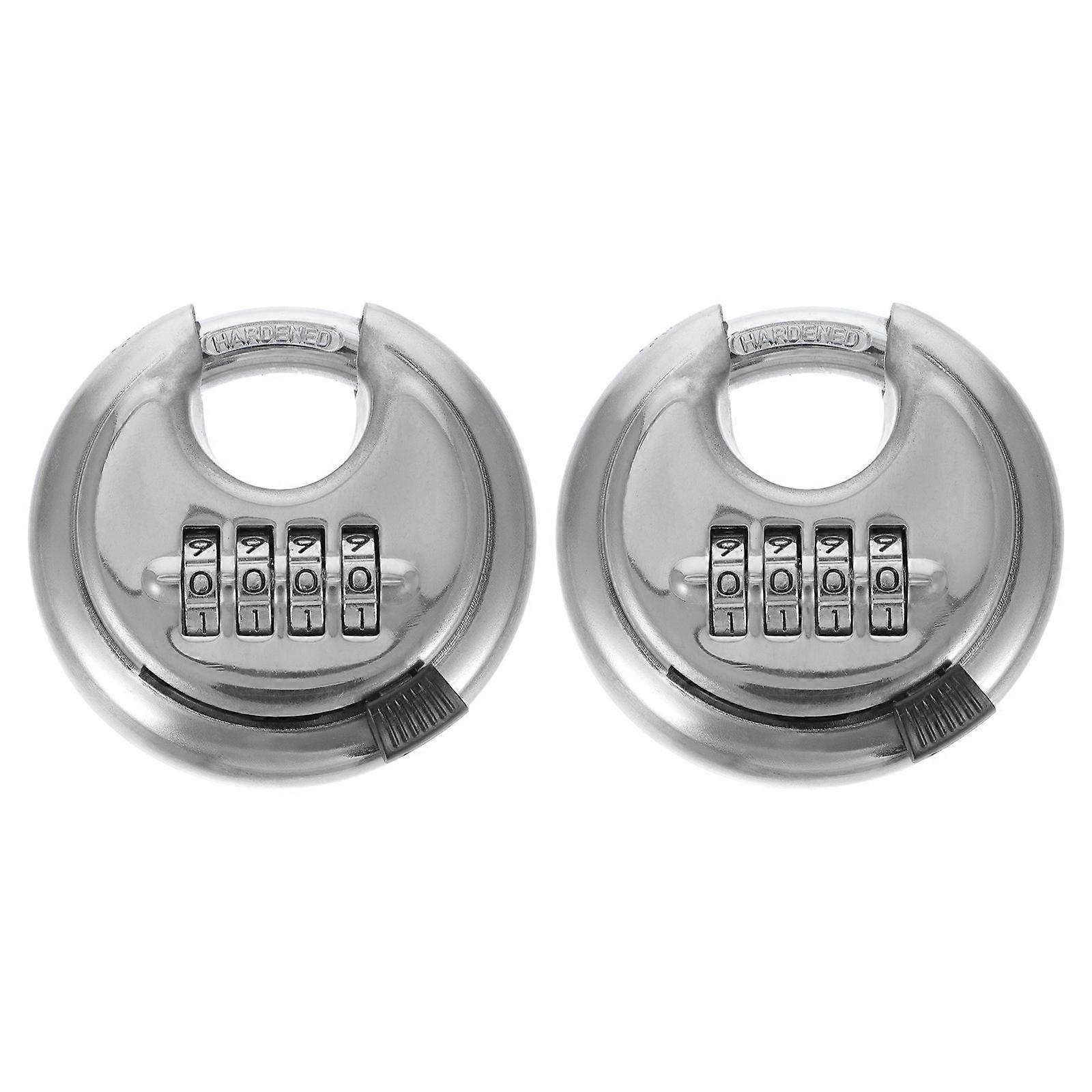 Secure Padlocks Stainless Steel Warehouse Locks for Safety Use 2Pcs
