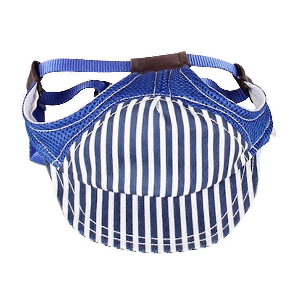 Pet Baseball Cap Puppy Hat with Mesh Design and Chin Strap
