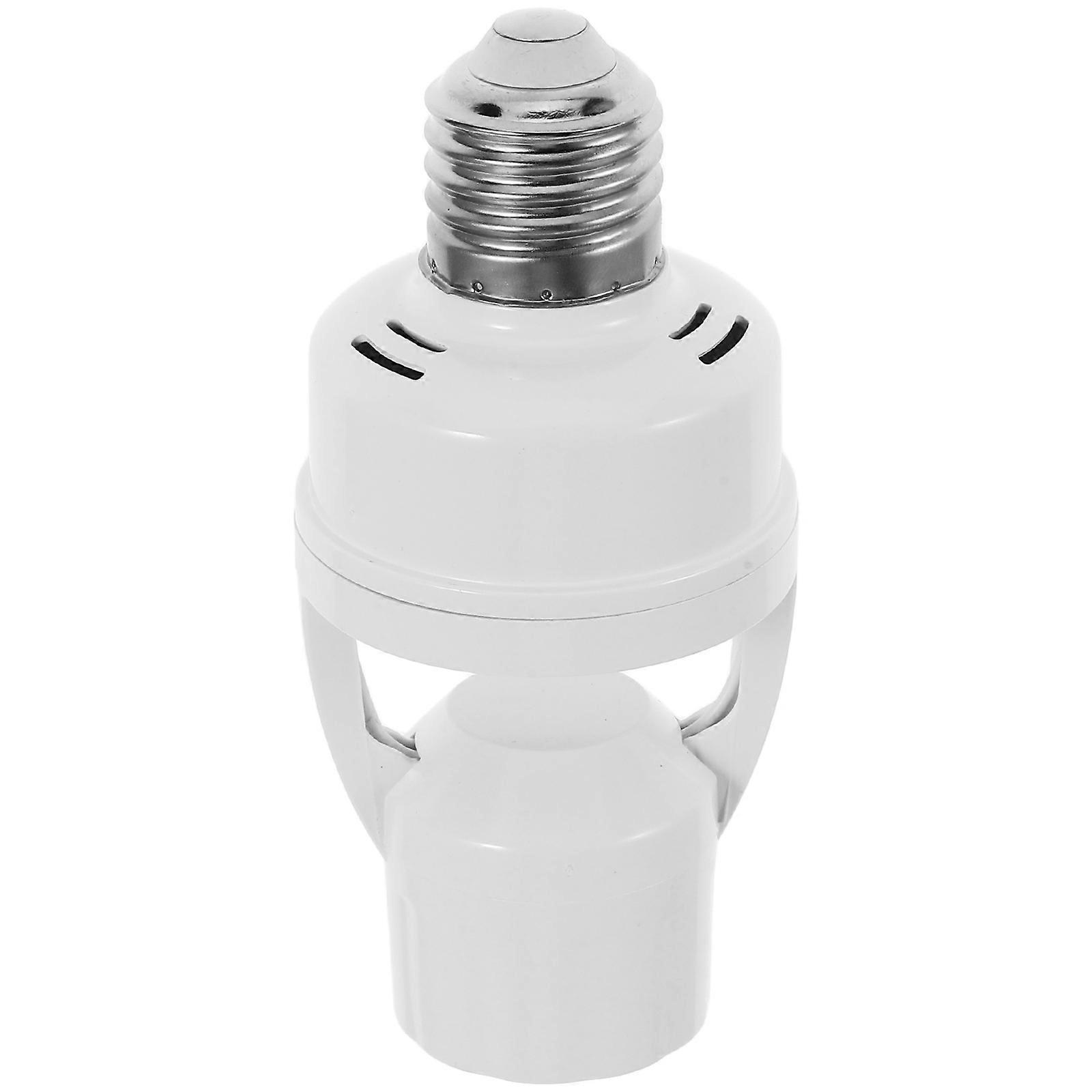 Infrared Sensor Light Holder for Indoor Use Adjustable E27 Bulb Socket 3Pcs