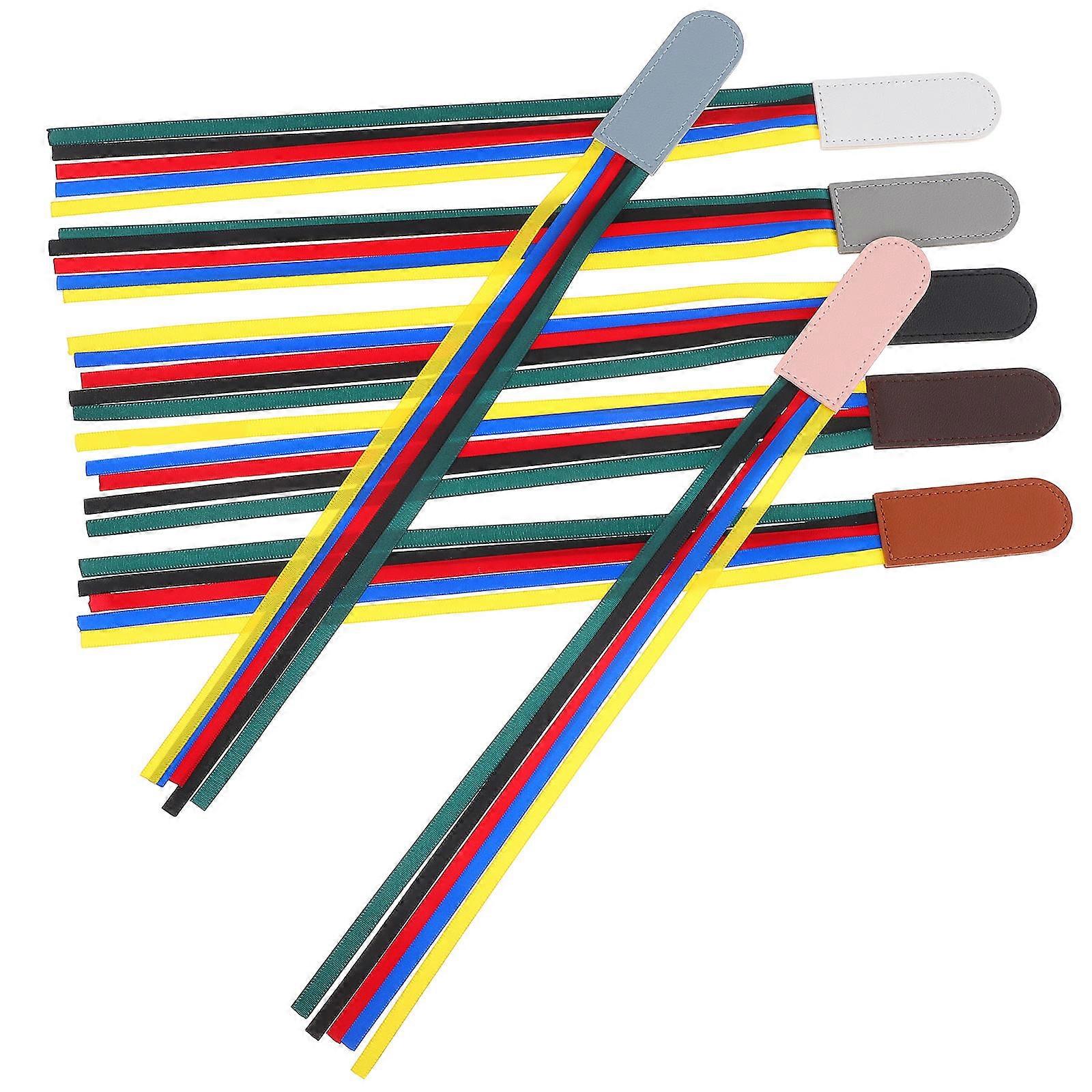 Bible Ribbon Bookmarks for Office Use 21Pcs Assorted Color Page Markers