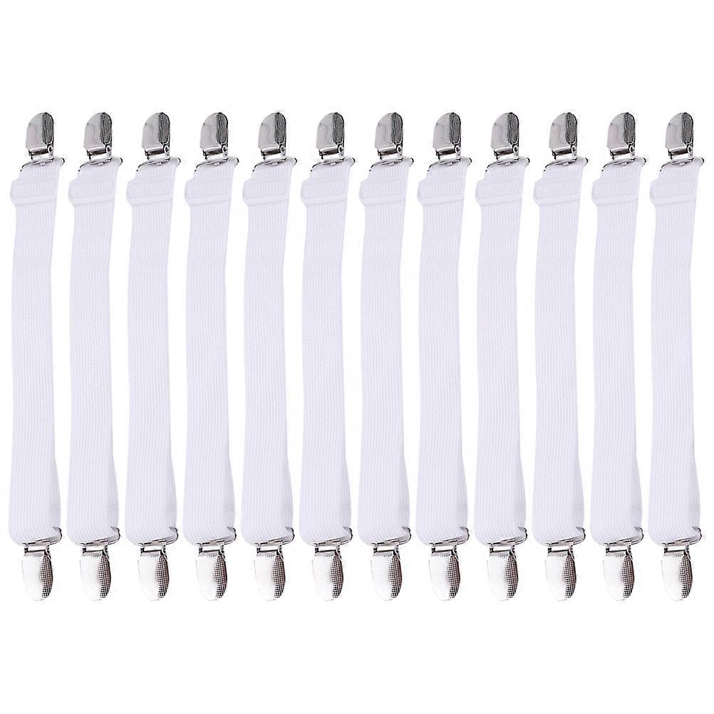 Mattress Cover Clips Multipurpose Bed Sheet Fasteners 36Pcs White Adjustable