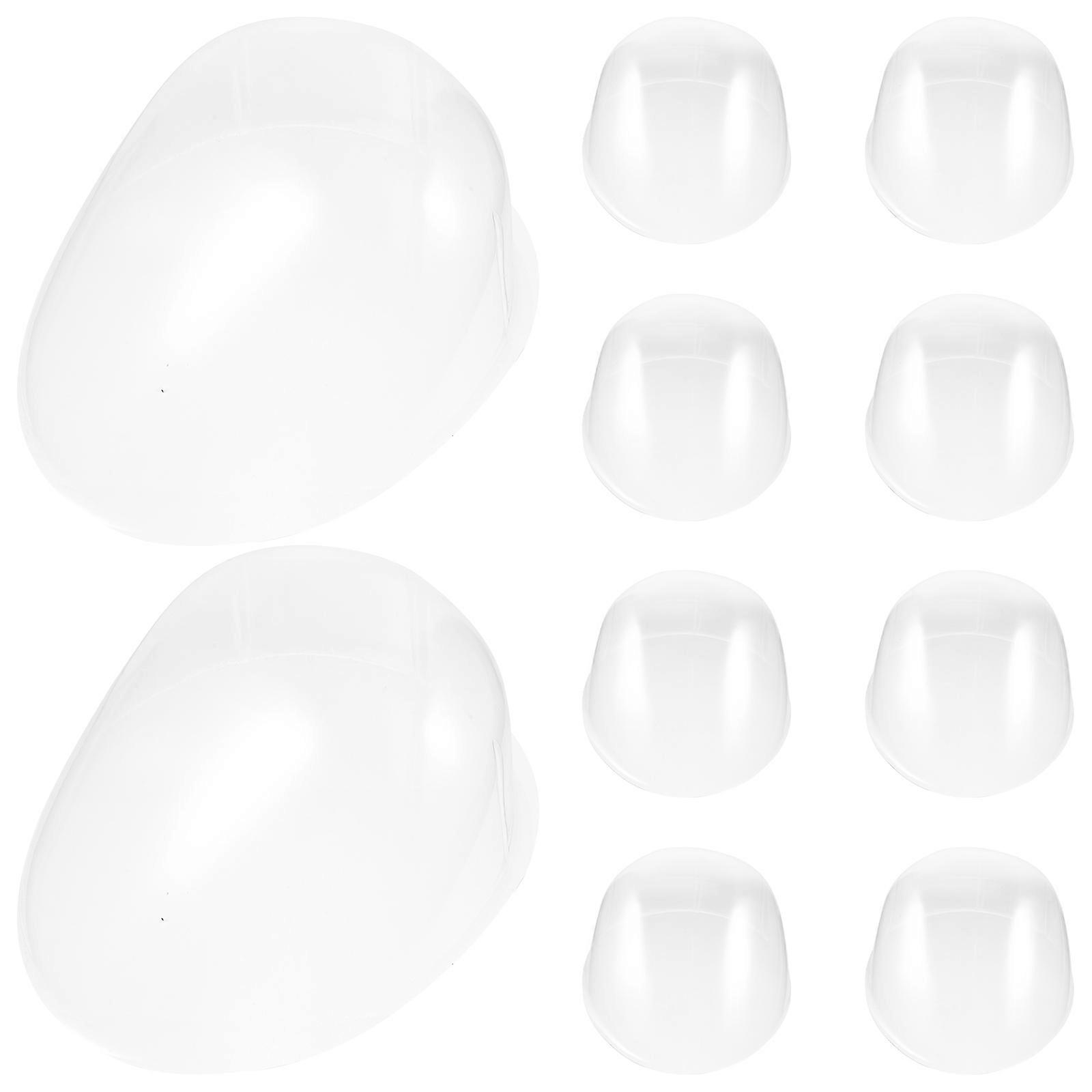 Peaked Cap Hat Shaper Plastic Support for 20Pcs Transparent