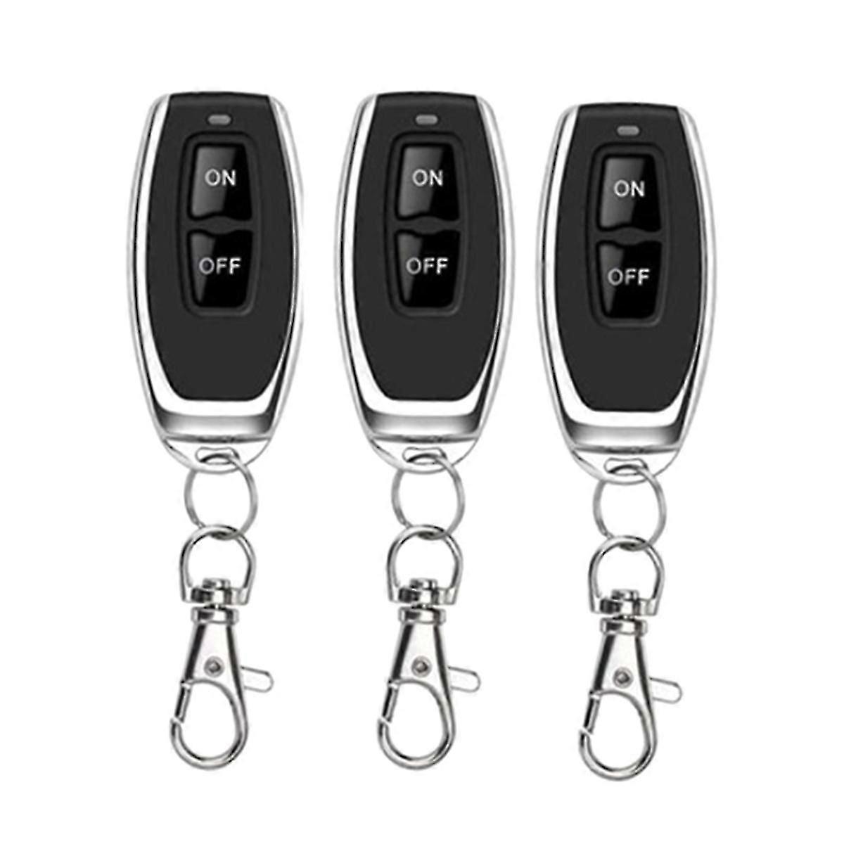 RF 433MHz Wireless Remote Control Switch for 220V 30A Relay Lighting