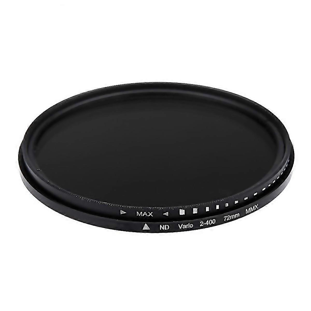 For New 72mm Nd Fader Neutral Density Adjustable Variable Filter Nd 2 To Nd 400 Filterblack