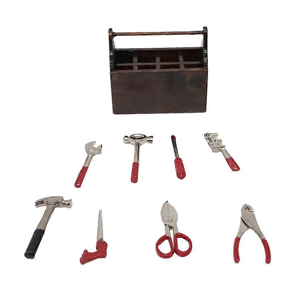 Miniature Tool Cabinet for House Repair 3Sets Mini Accessories Toolbox