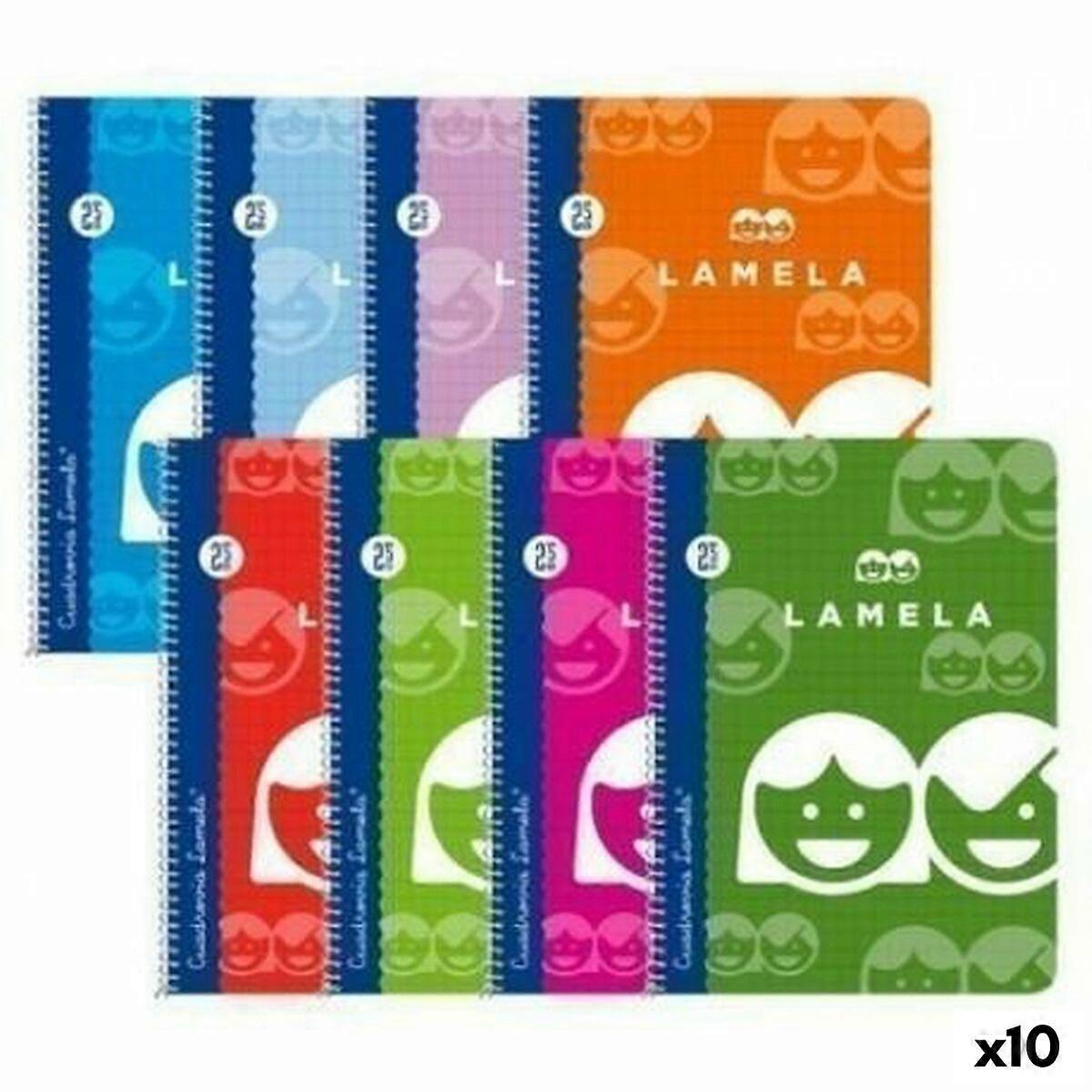 Ring binder of the rings Lamela colored Din A4 80 sheets (10 pieces)