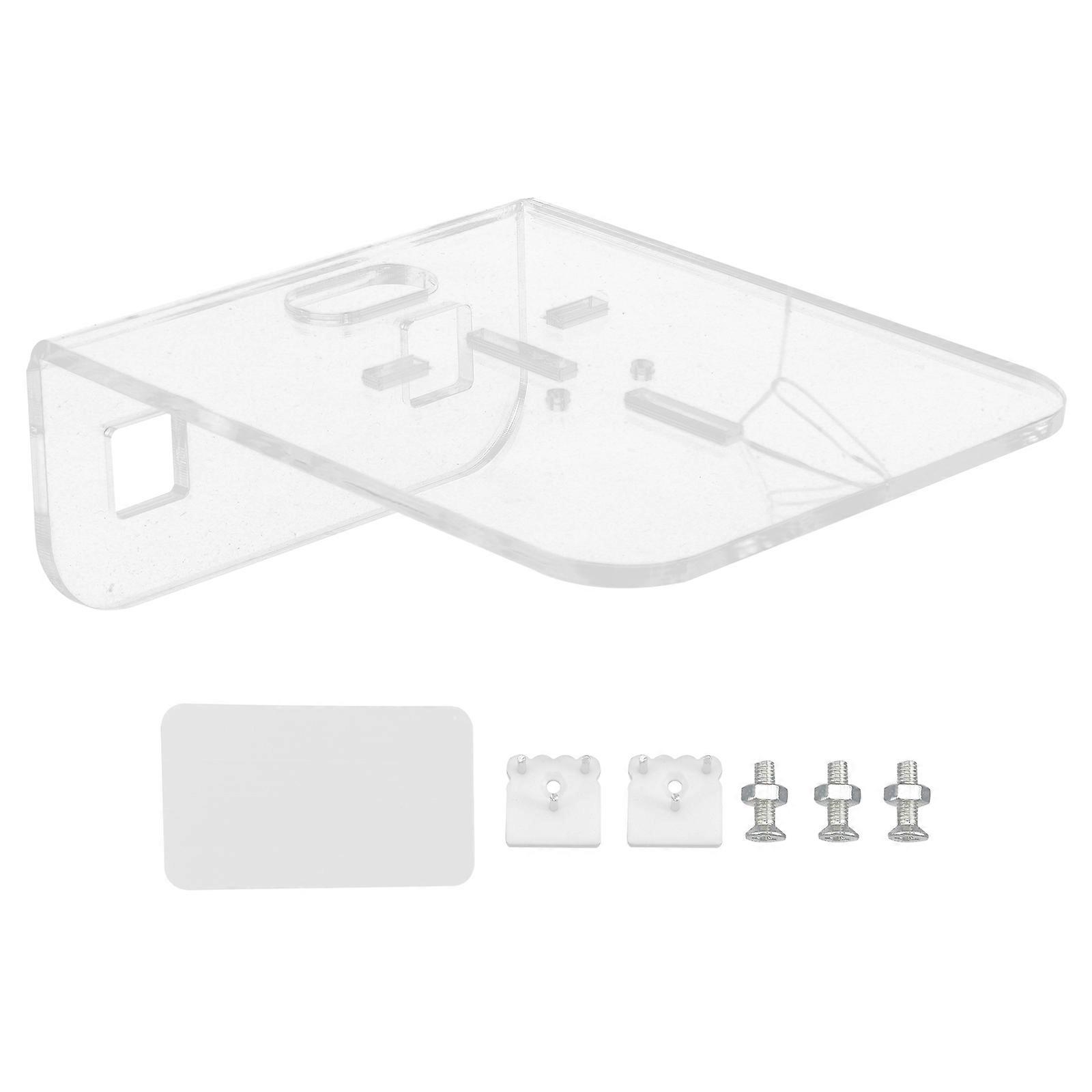Security Camera Bracket Small Wall Shelf for Storage 2Pcs Transparent Use
