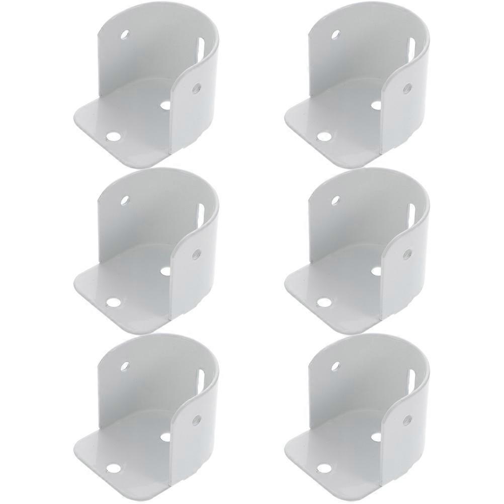 Heavy Duty Closet Pole Holders 12 Pcs Rod Support Sockets For Easy Installation In Closet Balcony And Window With Elegant Design