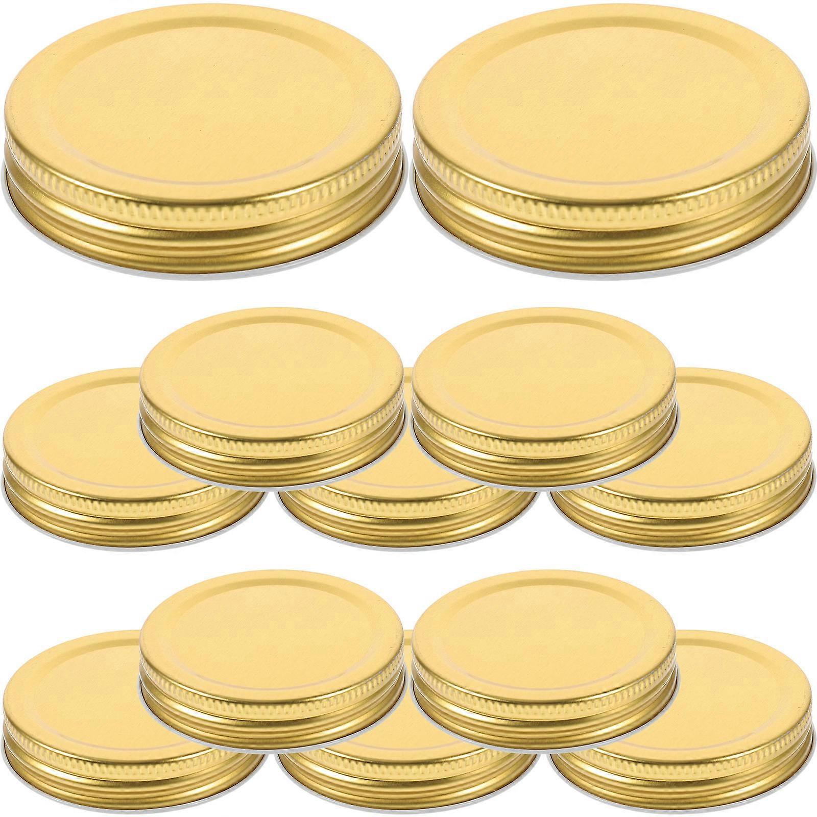 Professional Canning Lids Tinplate Leak Proof for 48Pcs Mason Jar Covers