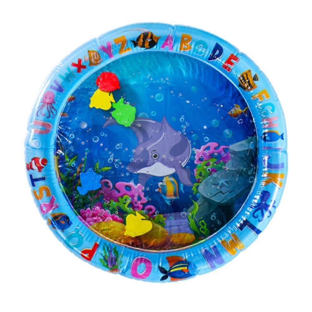 Sensory Water Play Mat for Cats, Thickened Mat with Fish, Compatible with Cat Paws - Interactive & Cooling Summer Toy