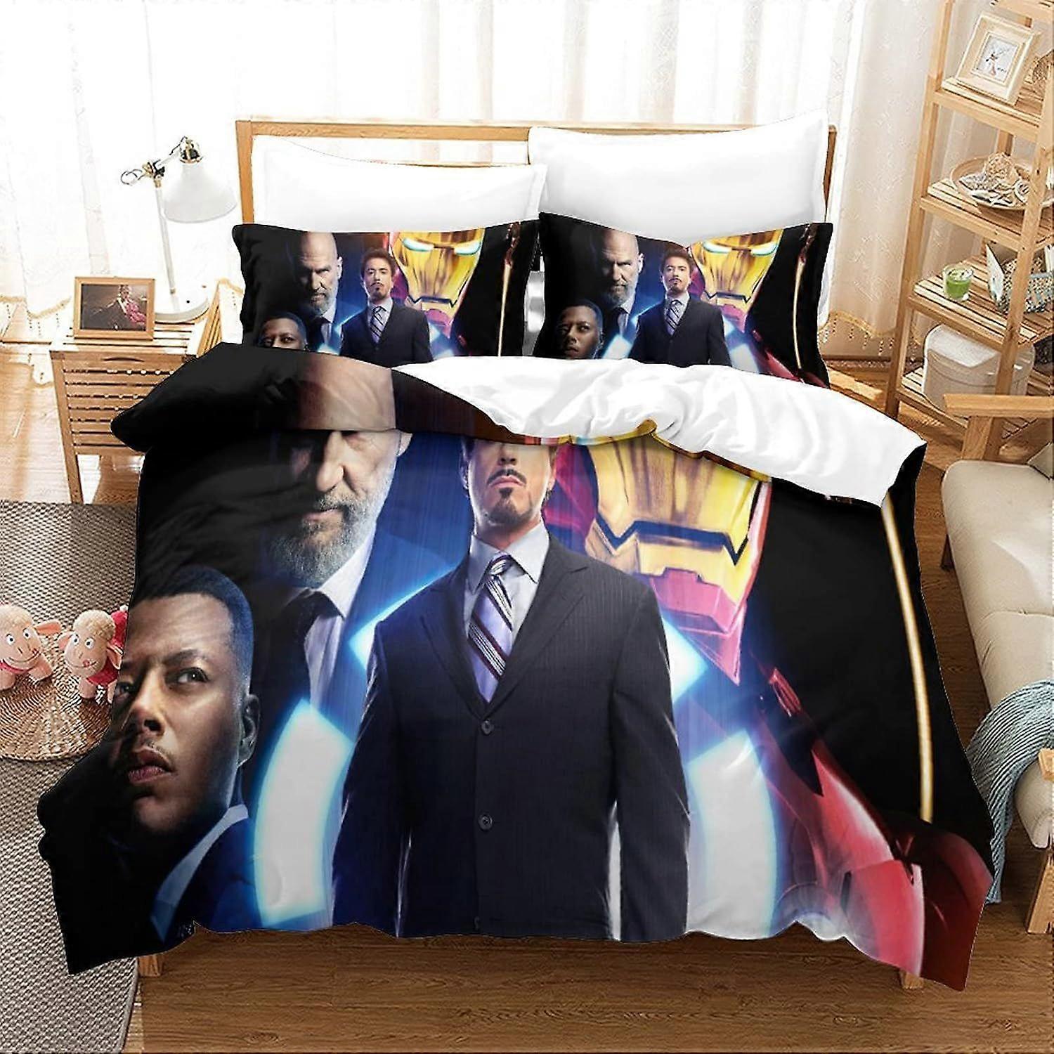 xzz487 Duvet Cover Iron Man Movie Poster Duvet Cover 140X200CM