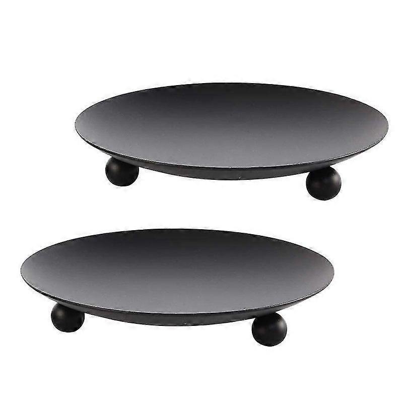 Minglan Iron Plate Candle Holder Set Of 2