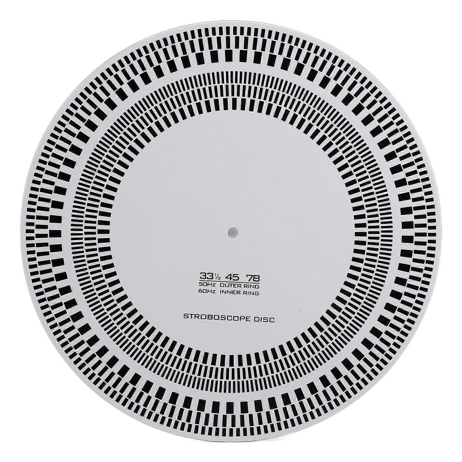 Record Player Speed Disk 297mm Diameter 3mm Thickness Adjustable Turntables Calibration Disc