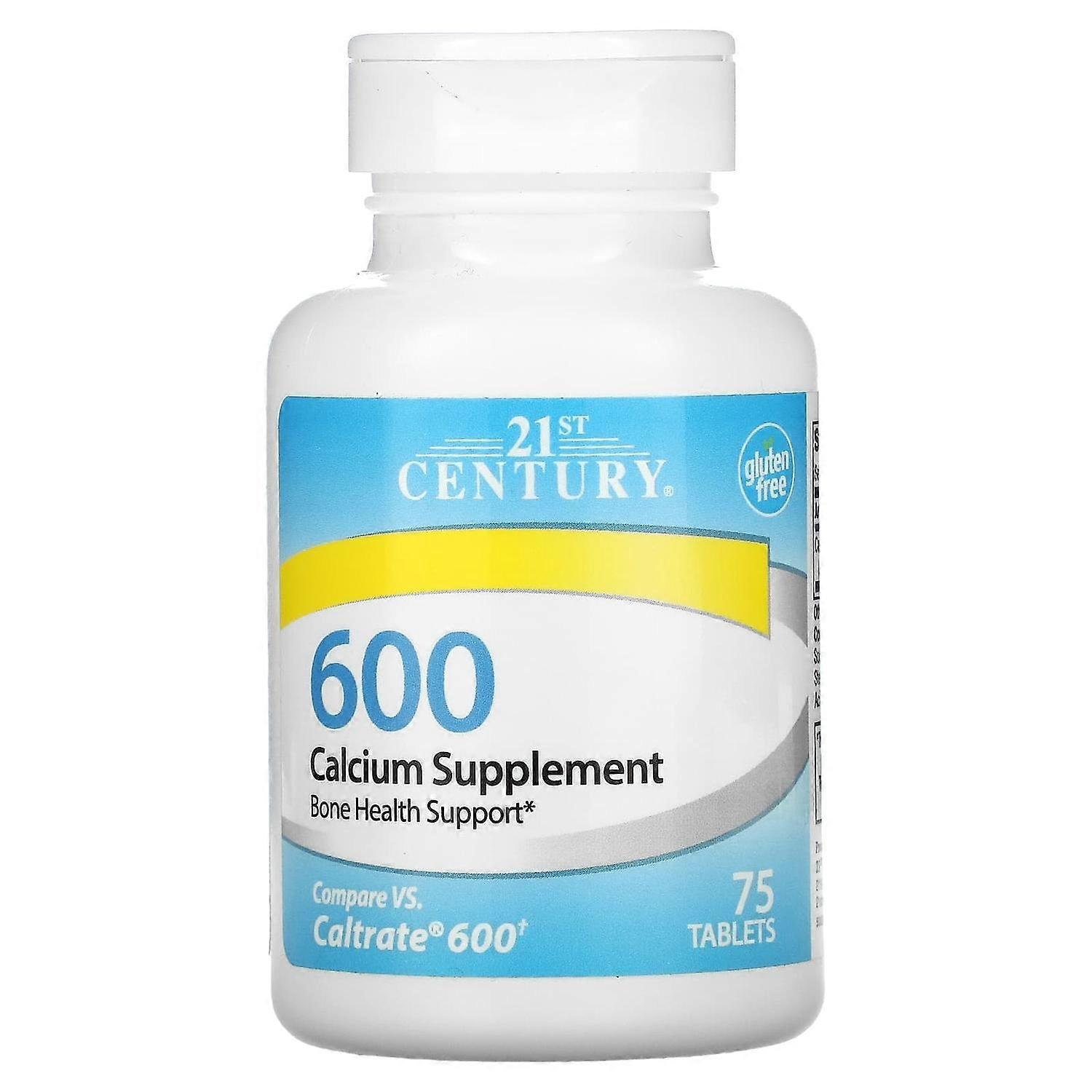 21st Century, Calcium Supplement 600, 75 Tablets