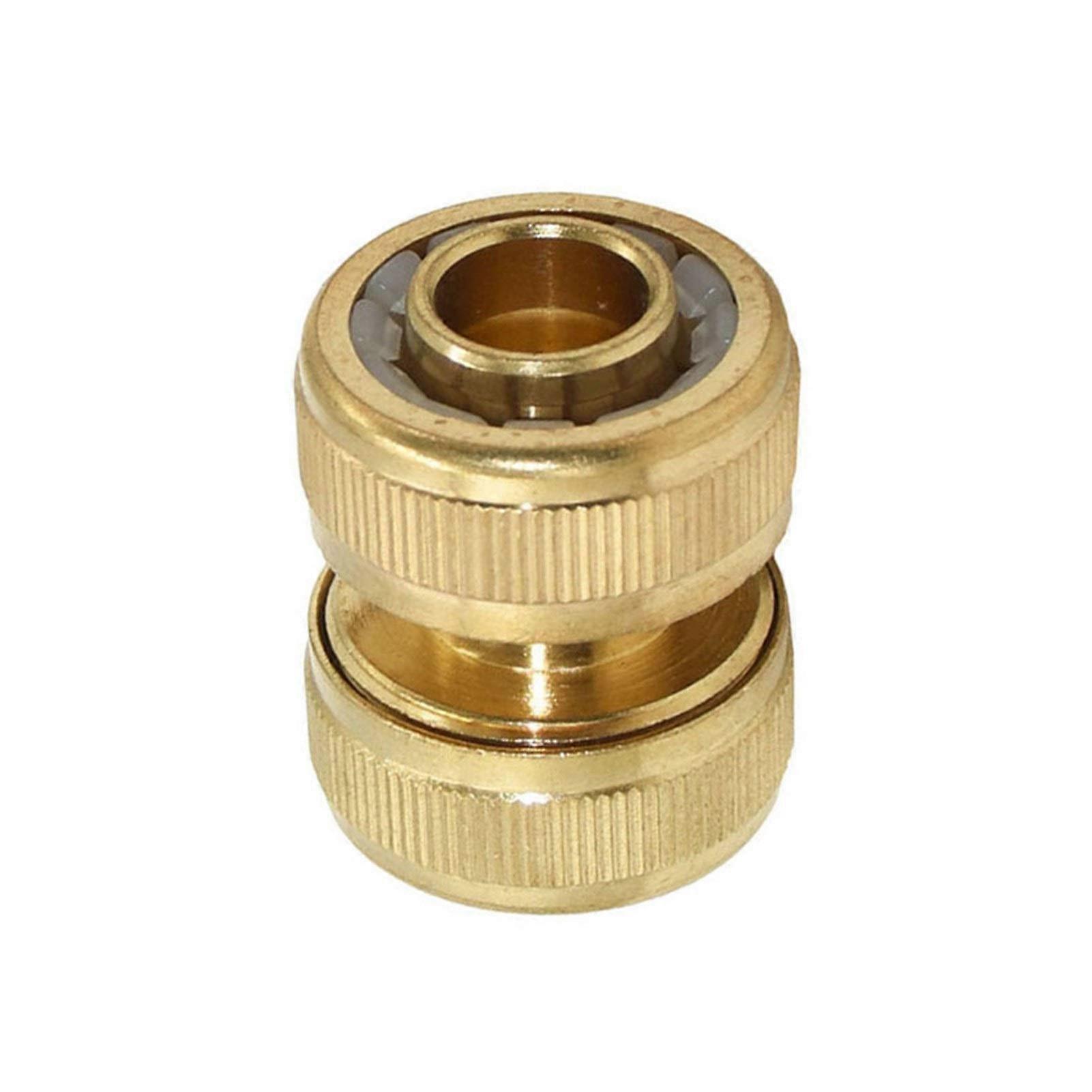 Hose Connector Extender Brass Quick Coupling For 1/2 In Or 3/4 In Garden Hose, 1620mm Irrigation Hose, 1Pc
