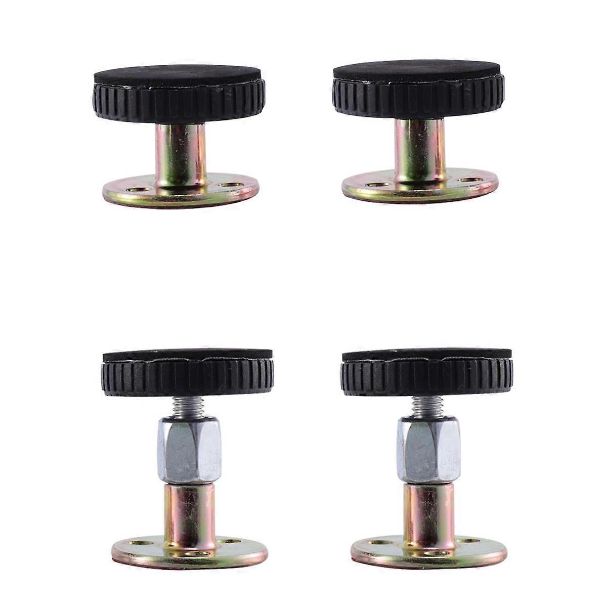 Adjustable Furniture Fixed Bracket Bed Stabilizer for Stable 2Pcs Black